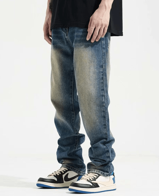 Japanese Brand × Jean Fashion men's loose American street casual jeans Size US 32 / EU 48 - 3 Thumbnail