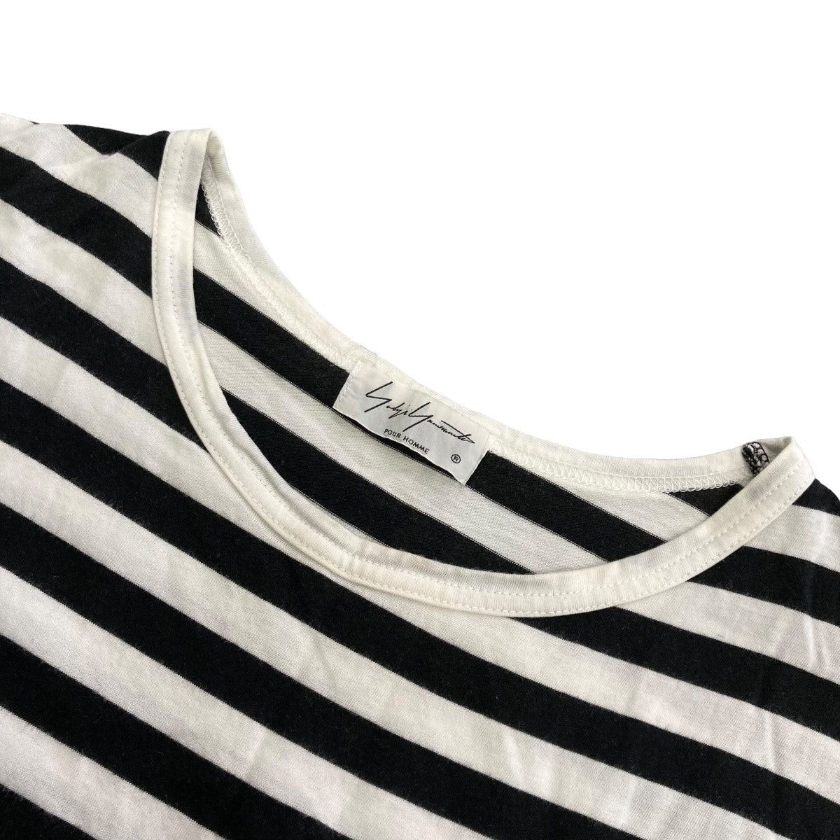 Yohji Yamamoto yohji yamamoto Logo Print Border T-shirt HW-T14-270 Size US L / EU 52-54 / 3 - 5 Thumbnail