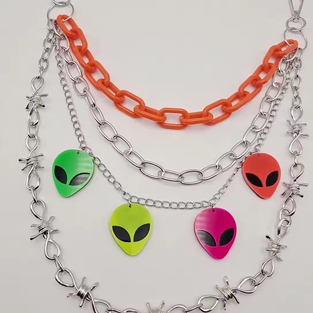 Jewelry Punk Waist Pants Chain Wallet Chain Size ONE SIZE - 5 Thumbnail