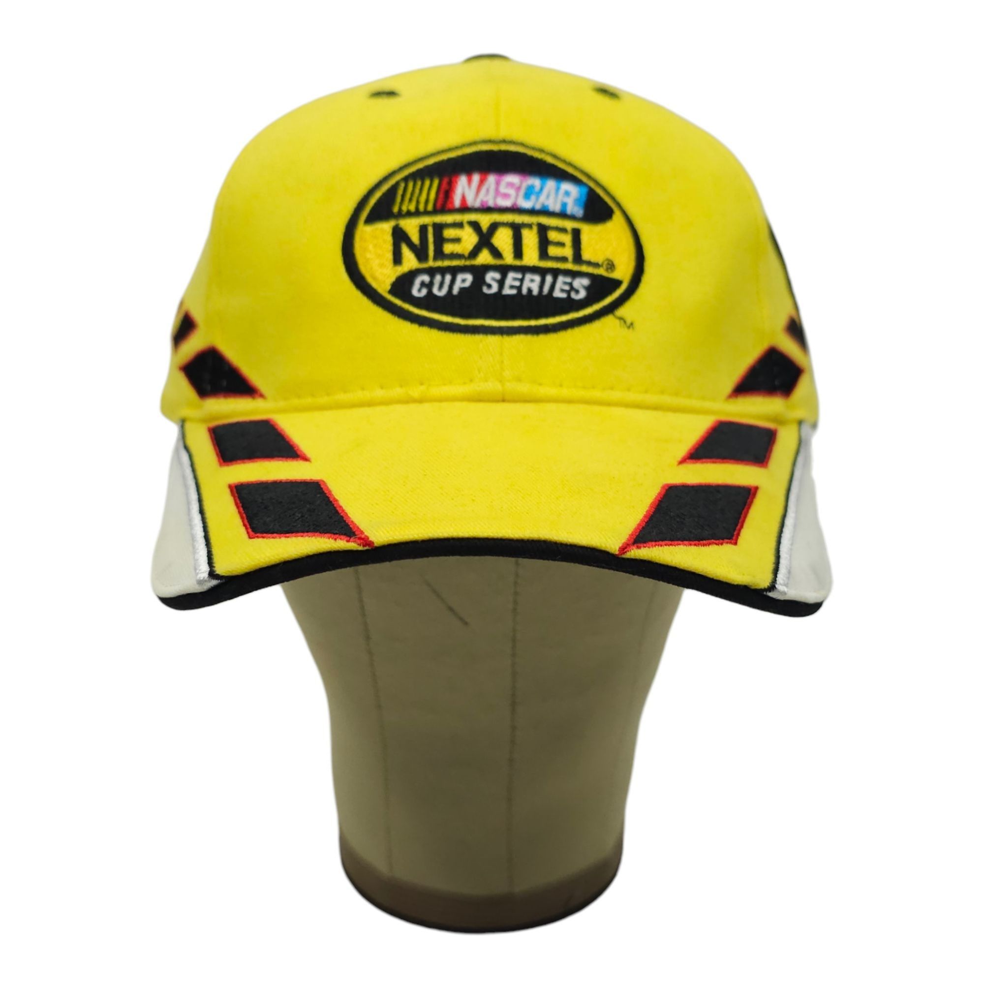 NASCAR NASCAR Nextel Cup Series Racing Cap Hat Yellow Embroidered Size ONE SIZE - 13 Thumbnail