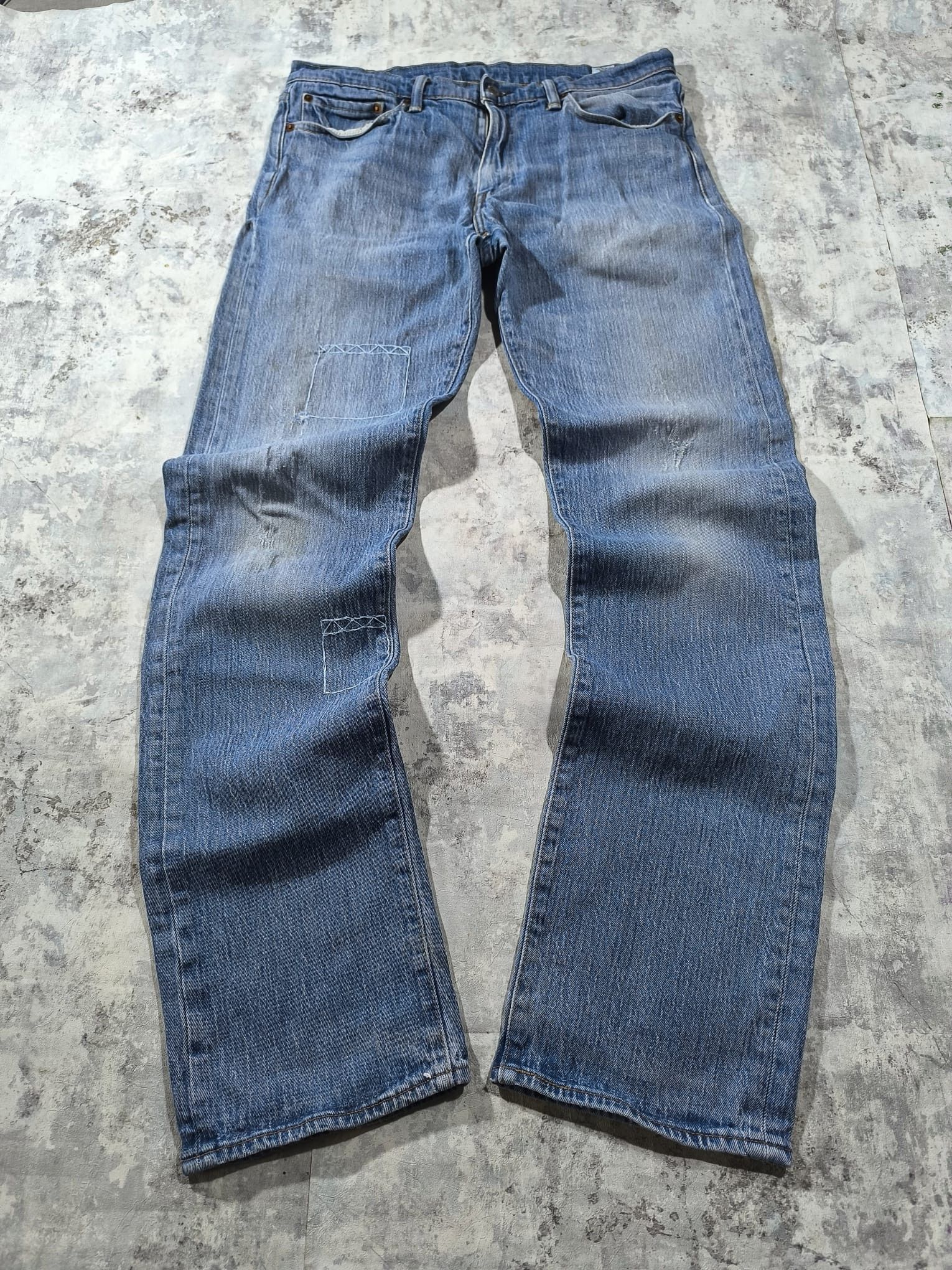 Levi's Vintage Distressed Levis 504 White Oak Cone Denim Size US 35 - 3 Thumbnail