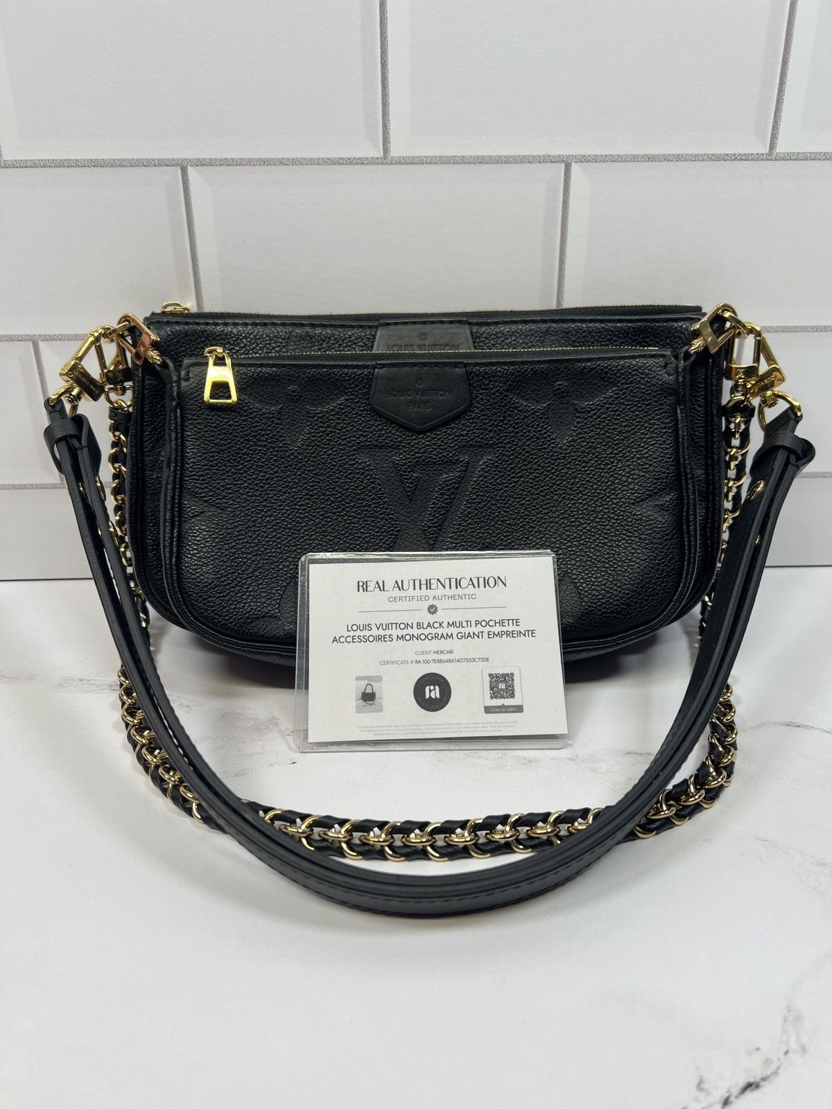 LV Louis Vuitton Multi Pochette Accessoires Bag Purse