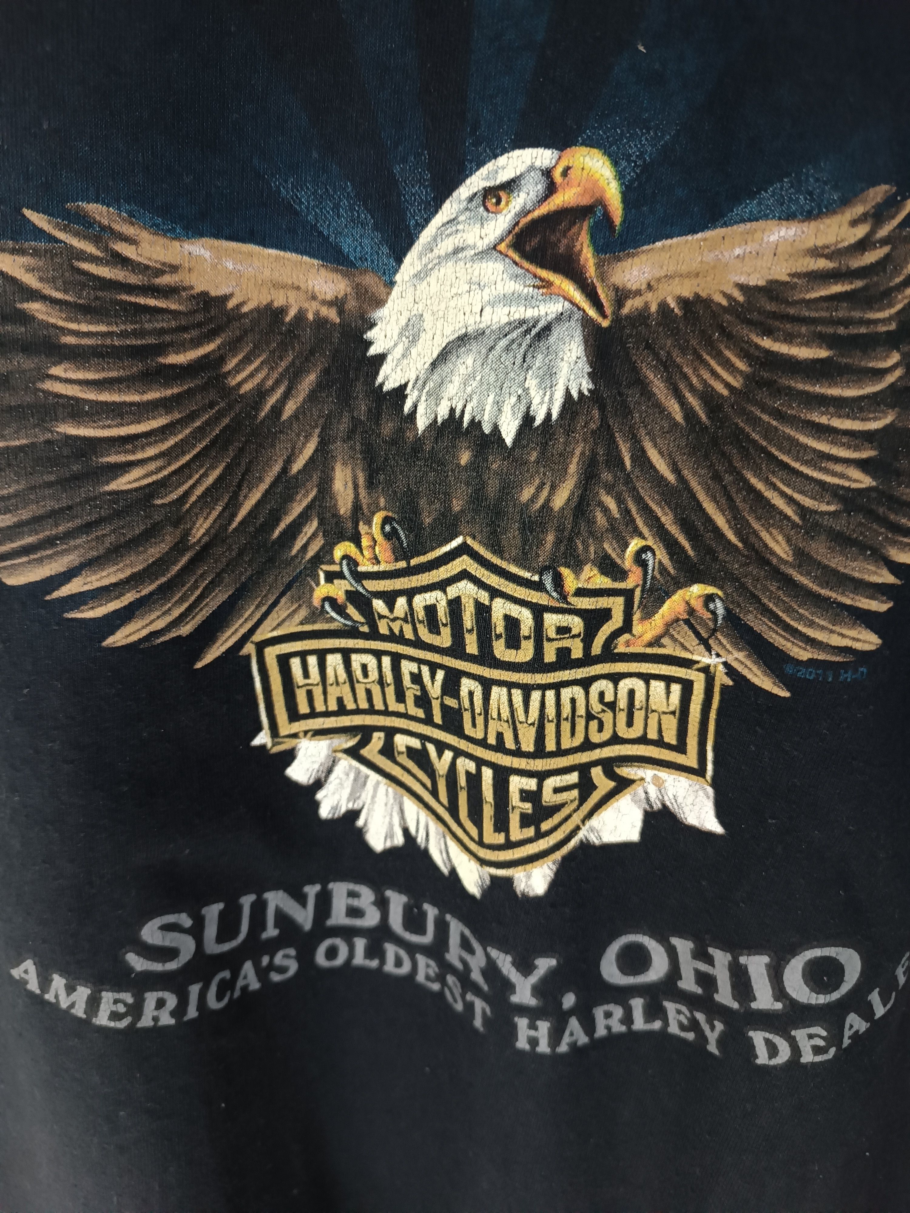 Harley Davidson VINTAGE '11 HARLEY DAVIDSON CLASSIC EAGLE AMERICAN CHOPPER Size US L / EU 52-54 / 3 - 9 Thumbnail