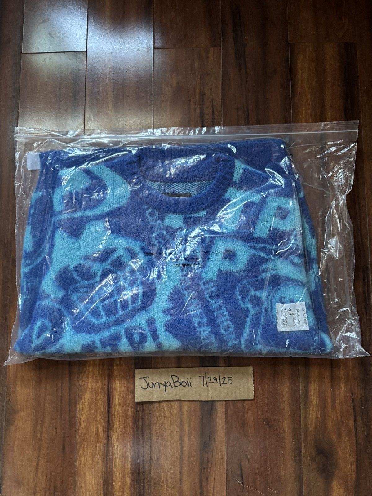 Fuck The Population FTP Archive Mohair Sweater Royal Blue Small Size US S / EU 44-46 / 1 - 4 Thumbnail