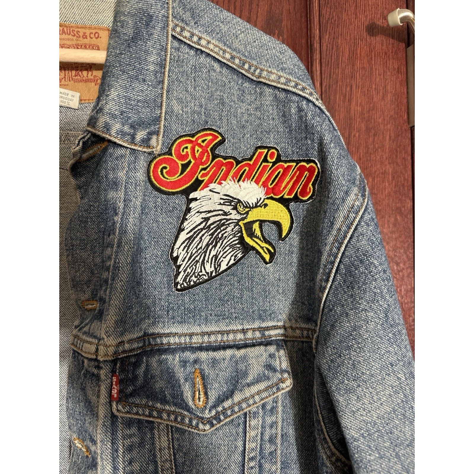 Levi's Levi’s 70507 Y2K Custom Biker Denim Iron Cross Patch M Size US M / EU 48-50 / 2 - 3 Thumbnail