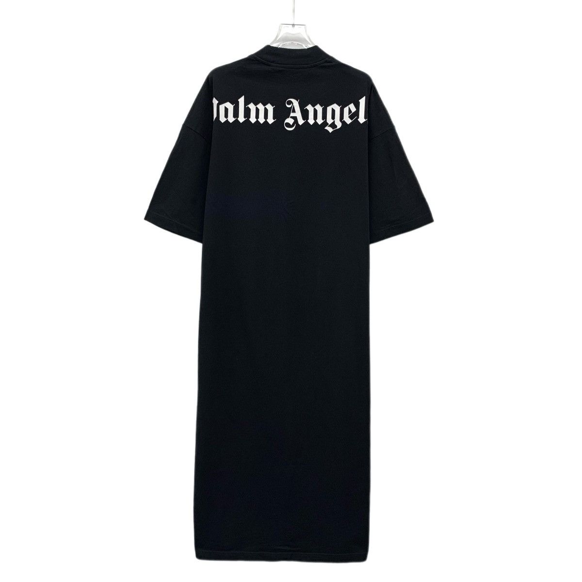 Palm Angels Palm Angels Black Cotton Crew Neck Short Sleeve Dress K26WX Size M / US 6-8 / IT 42-44 - 2 Thumbnail