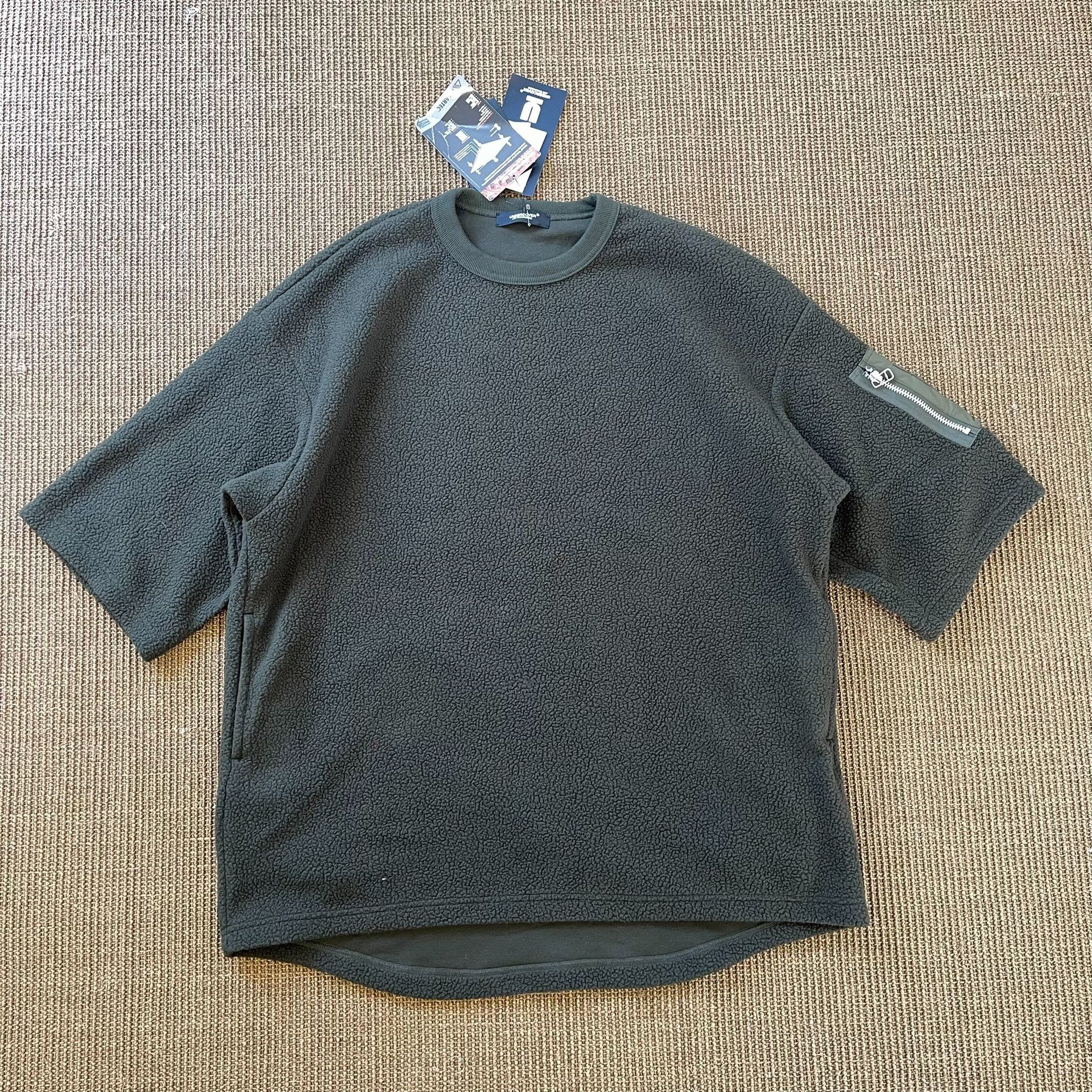 image of Undercover Velvet Short Sleeve Tee in Black, Men's (Size Large)