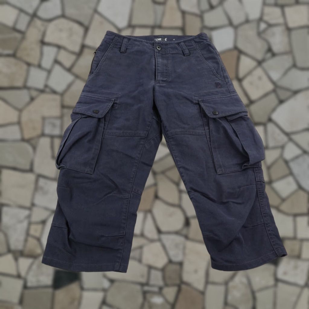 Vintage Chrome Industries Pants Mens 28 Dark Blue Capri Cargo Flexible Utility Outdoors Size US 28 / EU 44 - 1 Thumbnail