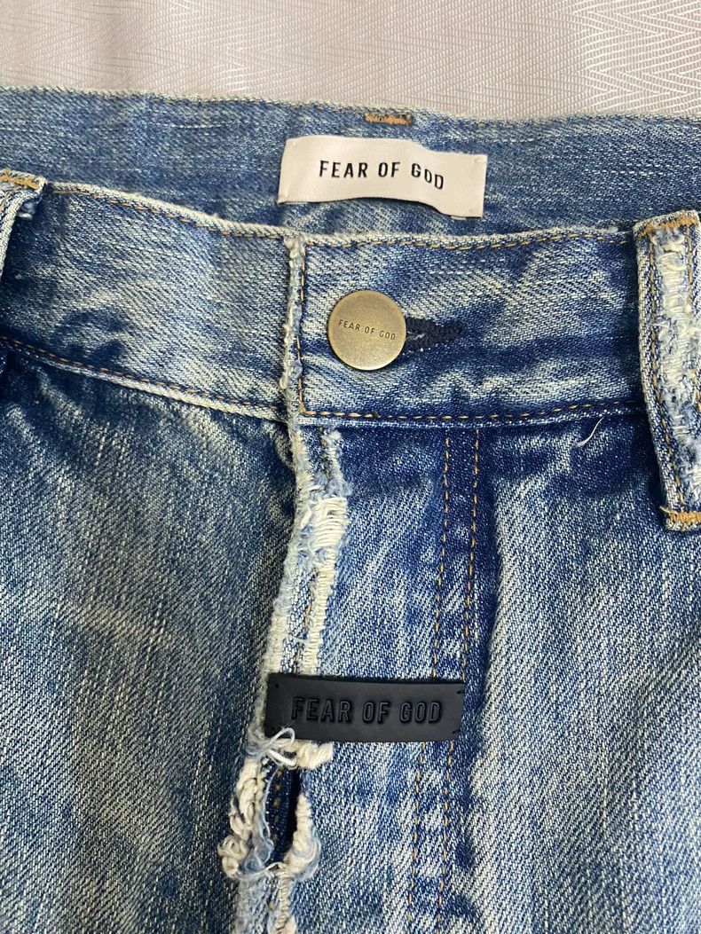 Fear of God Fear of God Main line washed old jeans Size US 32 / EU 48 - 4 Thumbnail
