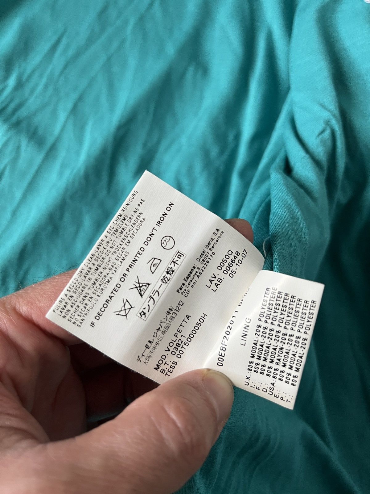 Diesel Diesel Turquoise Liquid Space Super Rare Bomber Jacket Size L / US 10 / IT 46 - 20 Thumbnail