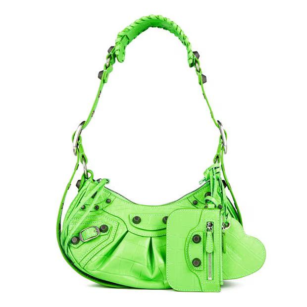 Balenciaga o1g2r1mq0924 Size: OS / Small Shoulder Bag in Green Size ONE SIZE - 1 Thumbnail