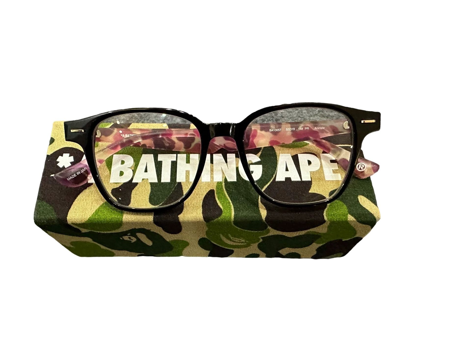 Bape BAPE Camo Temple Optical Glasses One Size Size ONE SIZE - 1 Thumbnail