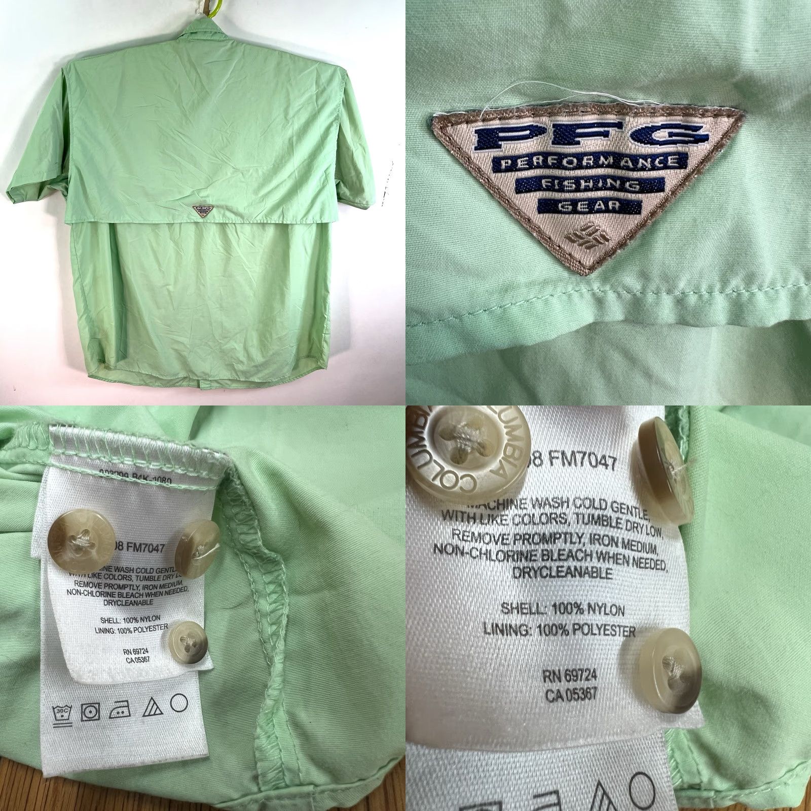 Vintage Columbia PFG Button-Down Shirt Mens Size 2XL Green Size US XXL / EU 58 / 5 - 8 Thumbnail