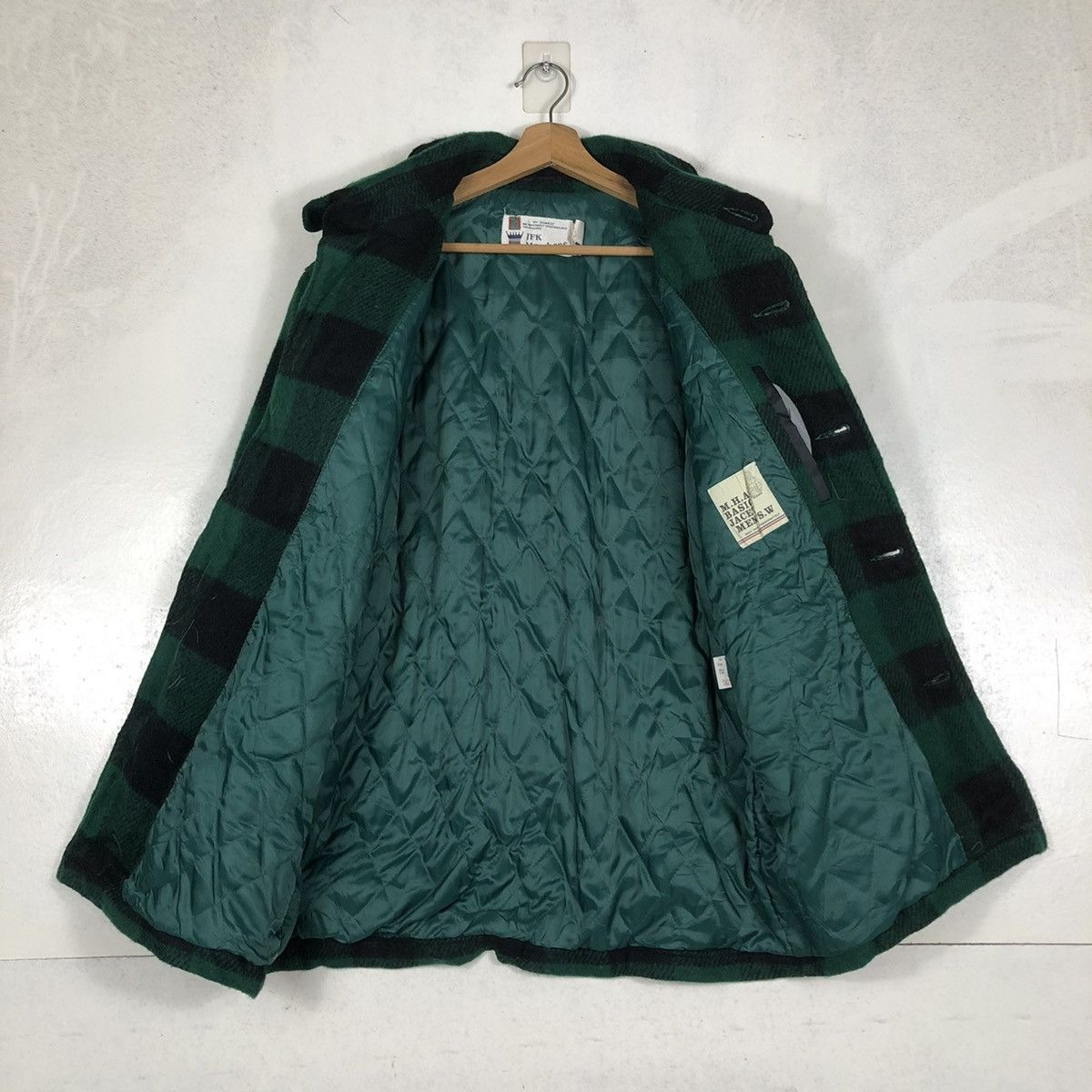 Japanese Brand 📌VTG WOOL SHIRT JACKET TARTAN DESIGN MACHOPE ISSEY MIYAKE Size US M / EU 48-50 / 2 - 14 Thumbnail