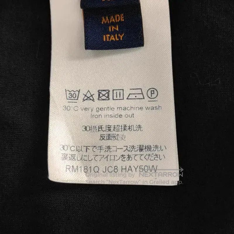 Louis Vuitton Louis Vuitton Black Cotton Short Sleeve T-Shirt . Size US XL / EU 56 / 4 - 4 Thumbnail