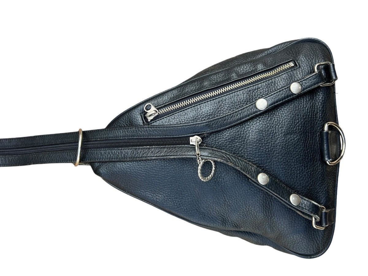 Leather Vintage RAVIR Tokyo Patina Leather Multi Way Backpack Bag Size ONE SIZE - 10 Thumbnail
