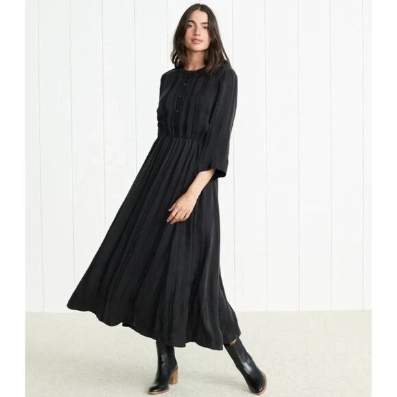 Other Jenni Kayne Avery Maxi Black Dress Cupro Blend Sz M Size M / US 6-8 / IT 42-44 - 1 Thumbnail