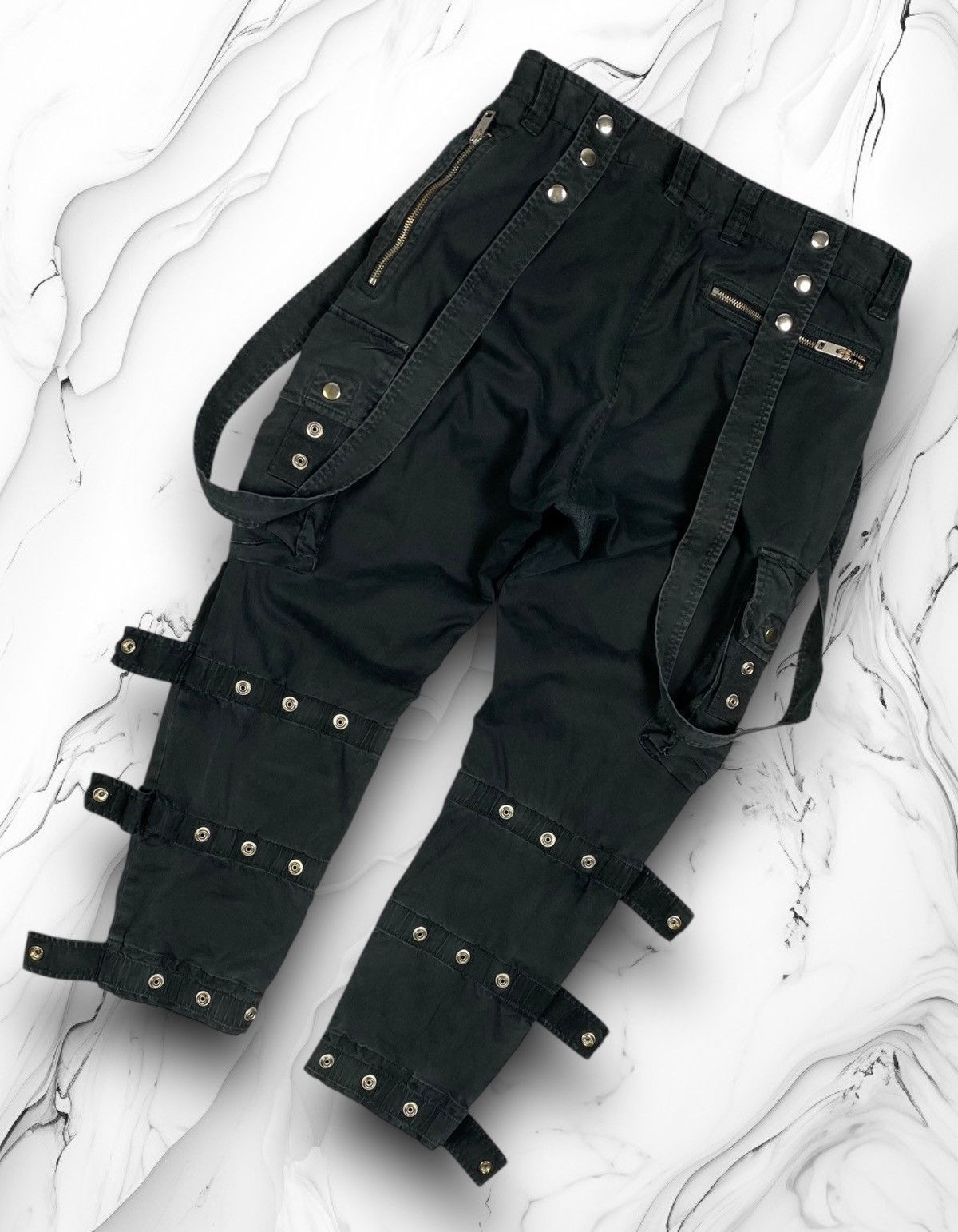 Diesel Diesel Gothic Punk Streetwear Loose Fit Avant-Garde Pants Size US 30 / EU 46 - 1 Thumbnail
