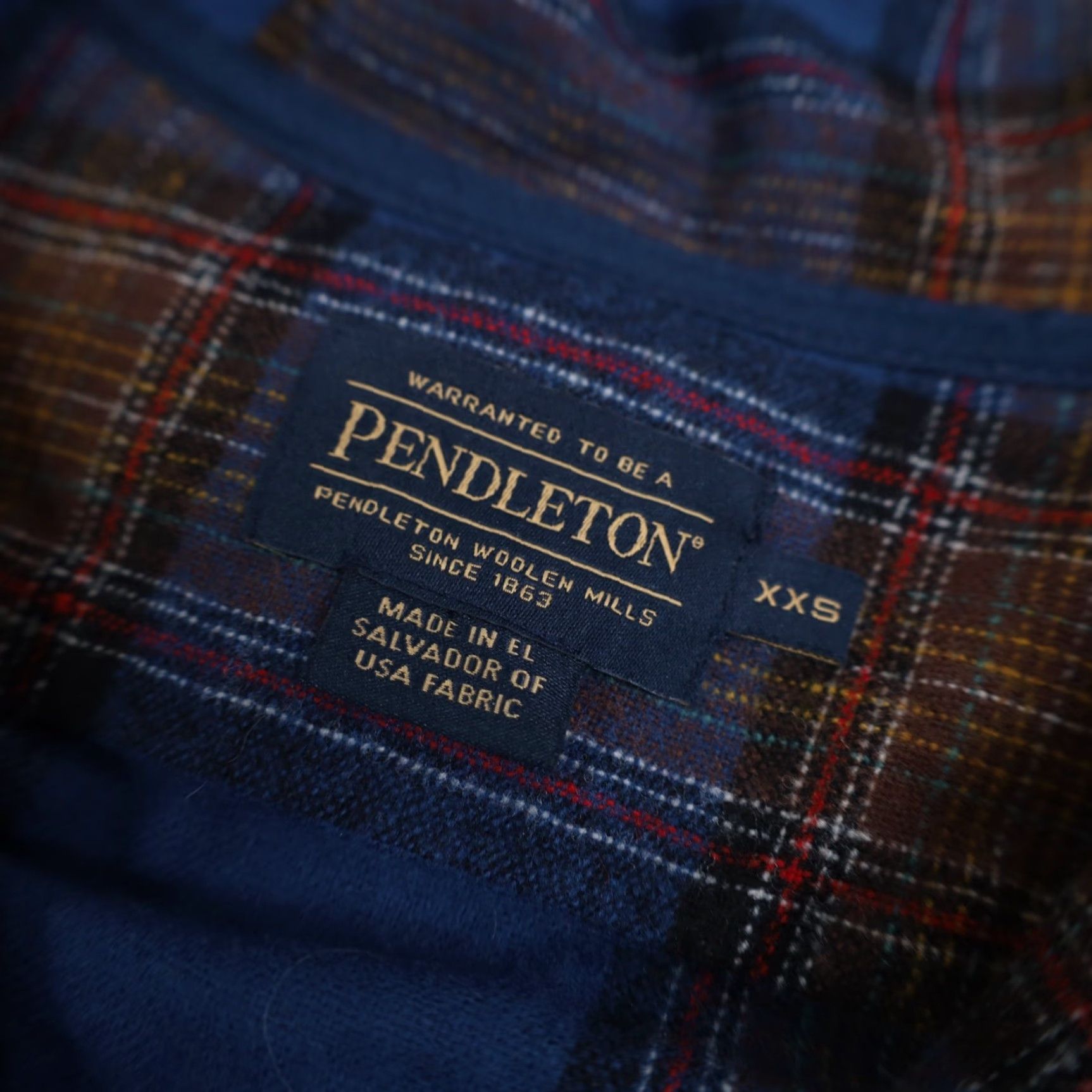 Pendleton VINTAGE Pendleton Womens XXS %100 Wool Plaid Hoodie Size XXS / US 00 / IT 34 - 7 Thumbnail