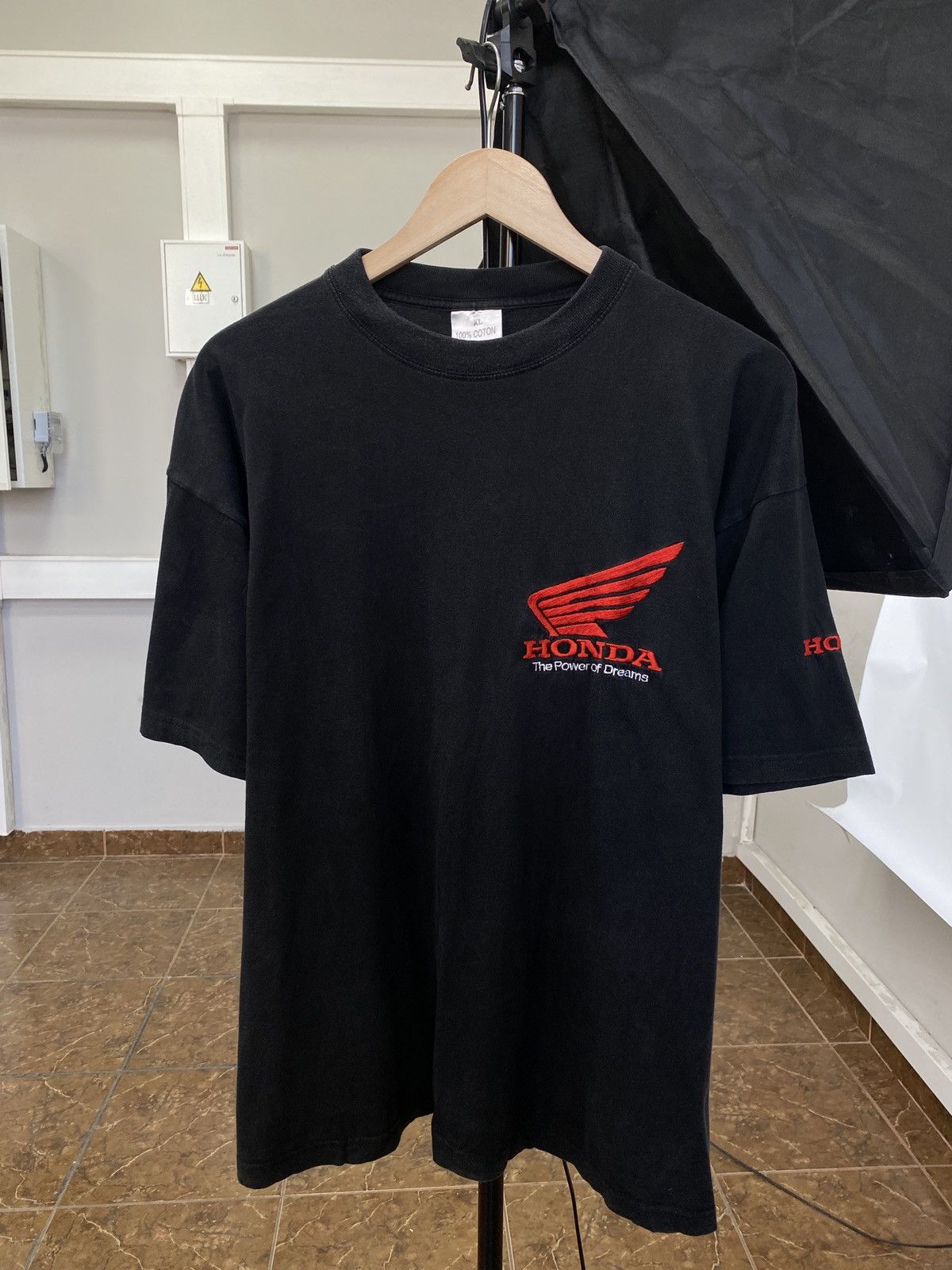 Honda 🇺🇸 Vintage 90s Honda Rare T-Shirt Retro Hype Y2K Size US XL / EU 56 / 4 - 1 Thumbnail