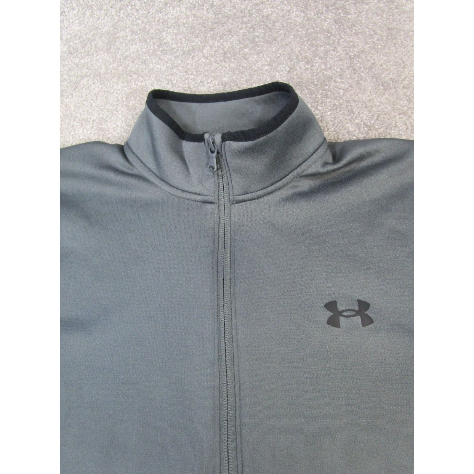 Under Armour Under Armour Jacket Mens M Gray ColdGear Running 1/4 Zip Proformance Activewear Regular Fit Baseball? Size US M / EU 48-50 / 2 - 2 Thumbnail