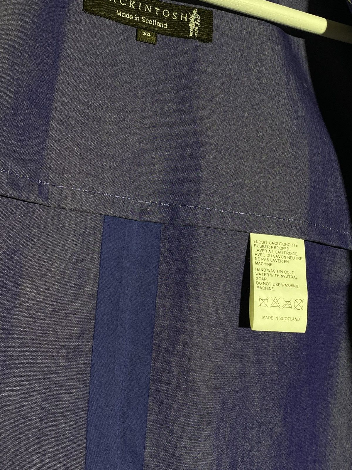 Mackintosh Mackintosh Trench Rain Coat Cotton Bonded Striped Jacket Size XS / US 0-2 / IT 36-38 - 18 Thumbnail
