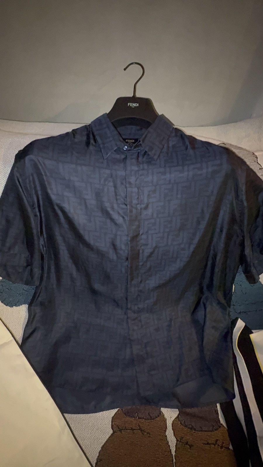 Fendi Fendi Silk Button Up Size US XL / EU 56 / 4 - 1 Thumbnail