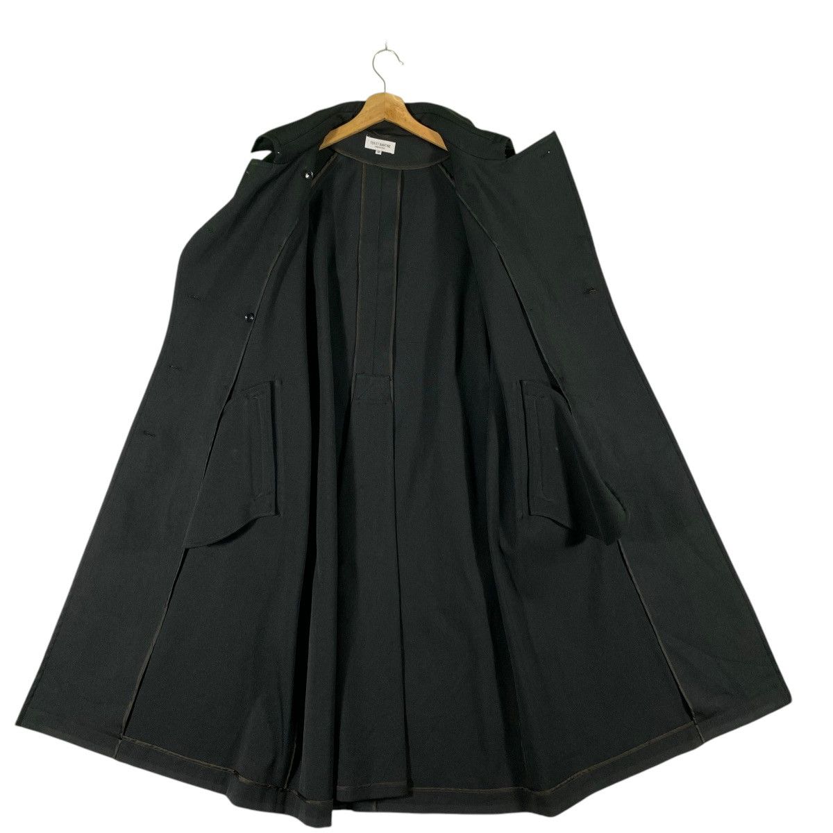 Designer Vintage Ter Et Bantine Long Coat Size 40 (S/M) Black Colour Size S / US 4 / IT 40 - 5 Thumbnail