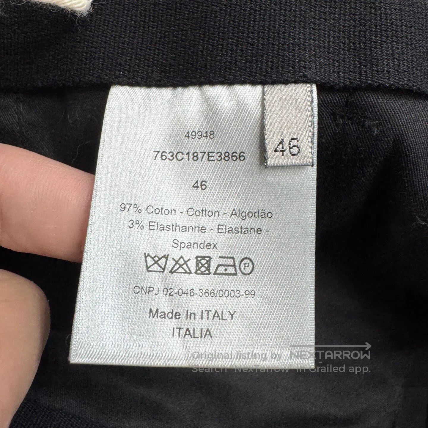 Dior Dior Zippered pocket casual pants| Size US 30 / EU 46 - 4 Thumbnail