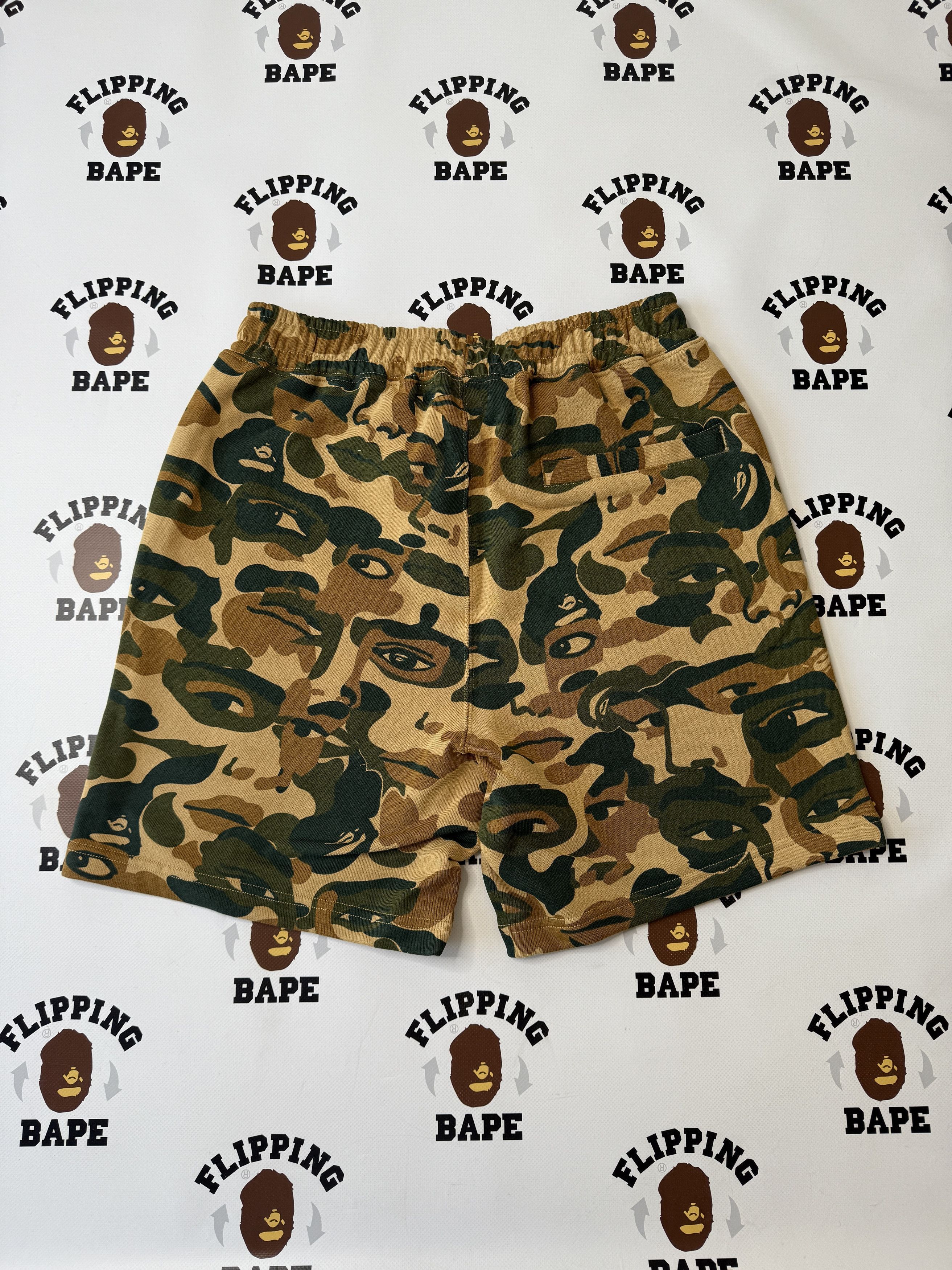 Bape BAPE X KIDSUPER CAMO SWEAT SHORTS Size US 36 / EU 52 - 2 Thumbnail