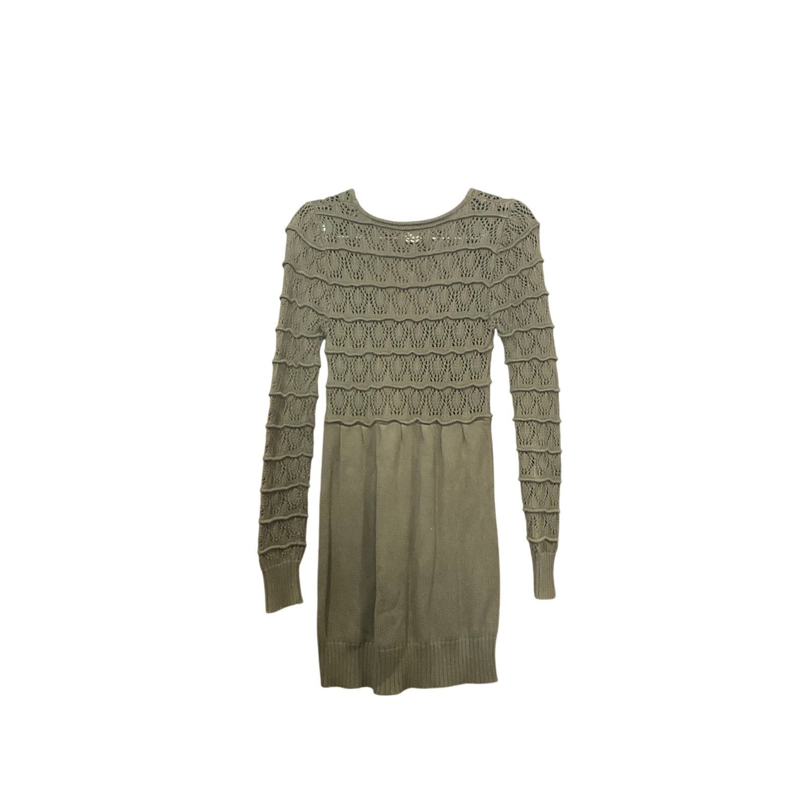 Other Y2K Daytrip Crotchet Knit Green Sweater Dress Women Medium Size M / US 6-8 / IT 42-44 - 3 Thumbnail