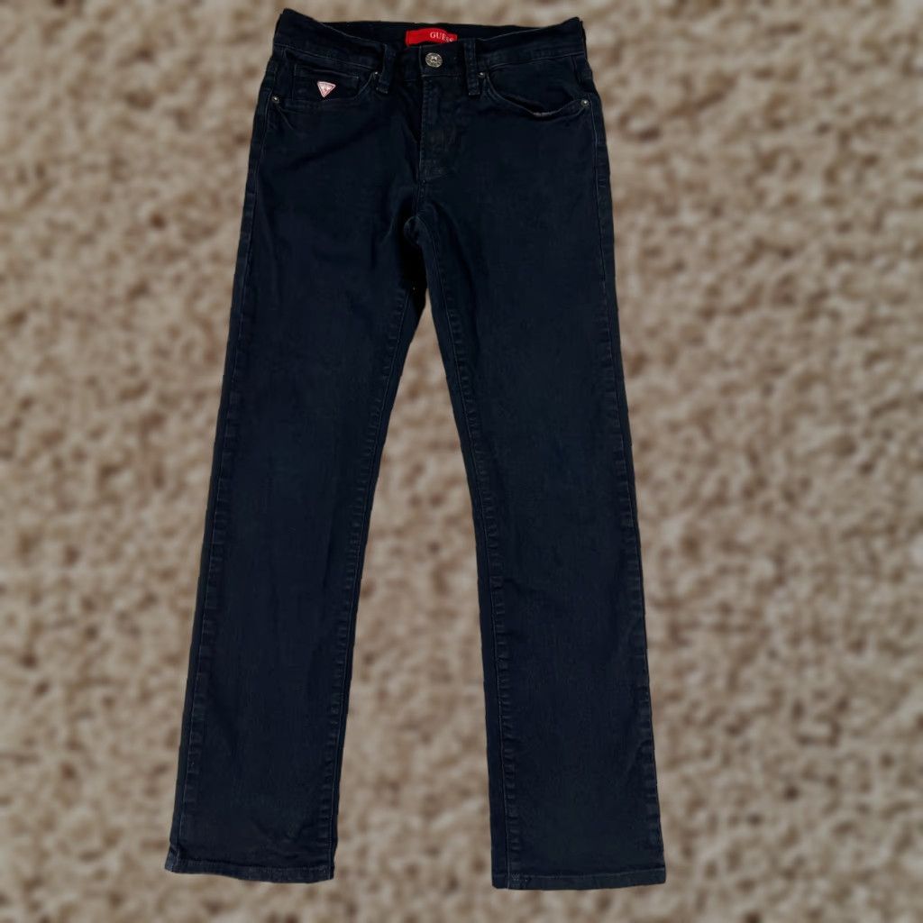 Guess GUESS Jeans Men 28 Black Denim Lincoln Slim Straight 28x30 Cotton Blend 5-Pocket Design Size US 28 / EU 44 - 1 Thumbnail