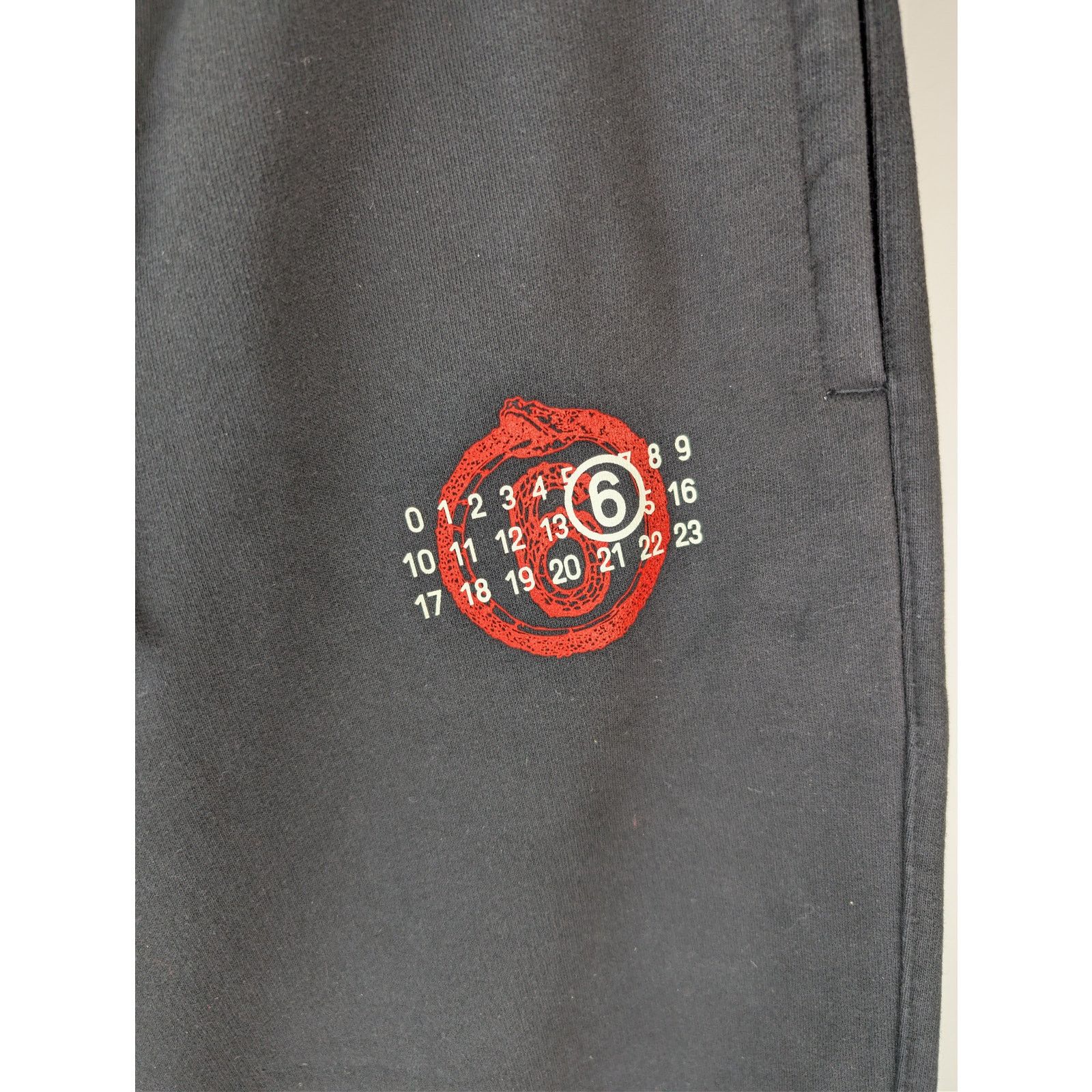 Maison Margiela o1rshd1 Year of the Snake Trousers / Sweatpants in Black Size US 32 / EU 48 - 8 Thumbnail