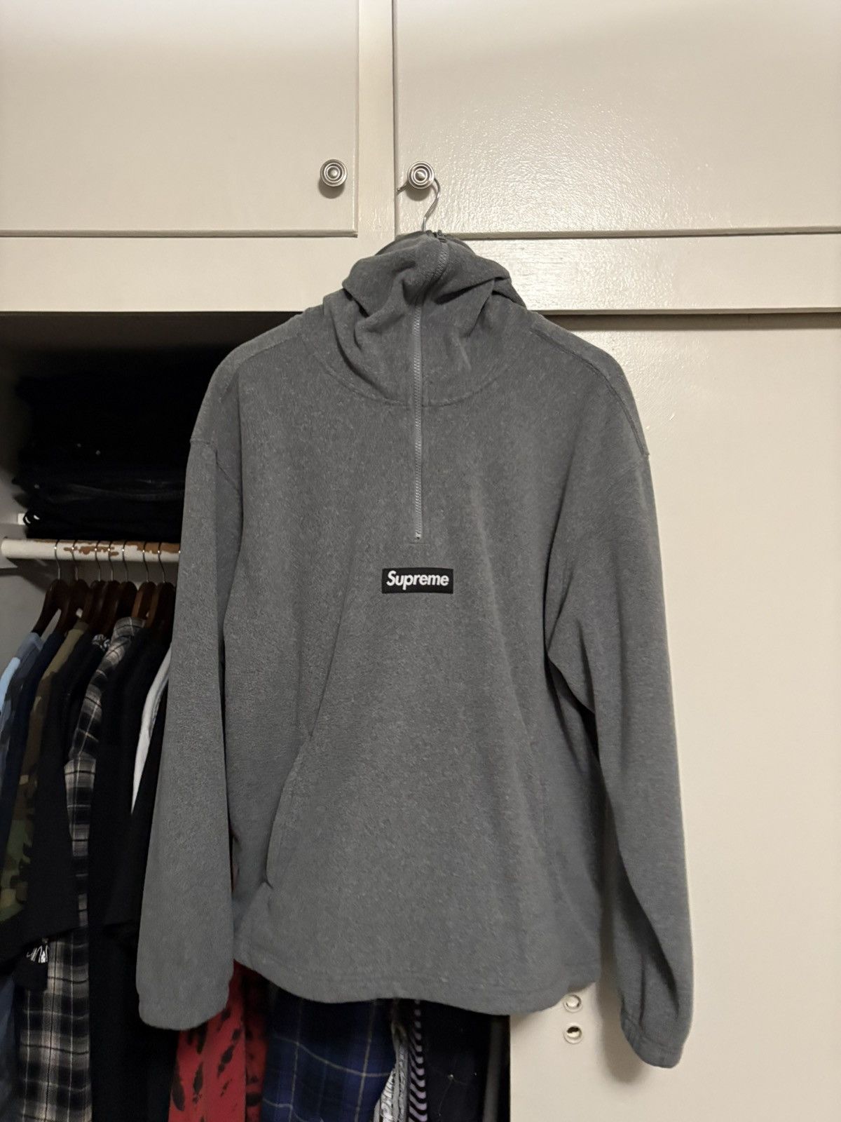 Supreme Supreme polartec facemask hooded halfzip Size US XL / EU 56 / 4 - 1 Thumbnail