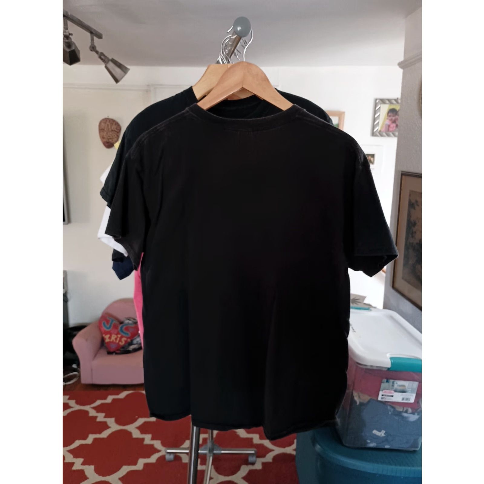 Gildan VINTAGE Anime Vampire T-shirt Live Forever Gildan Men L Black T-Shirt Adult Mens Size US L / EU 52-54 / 3 - 4 Thumbnail