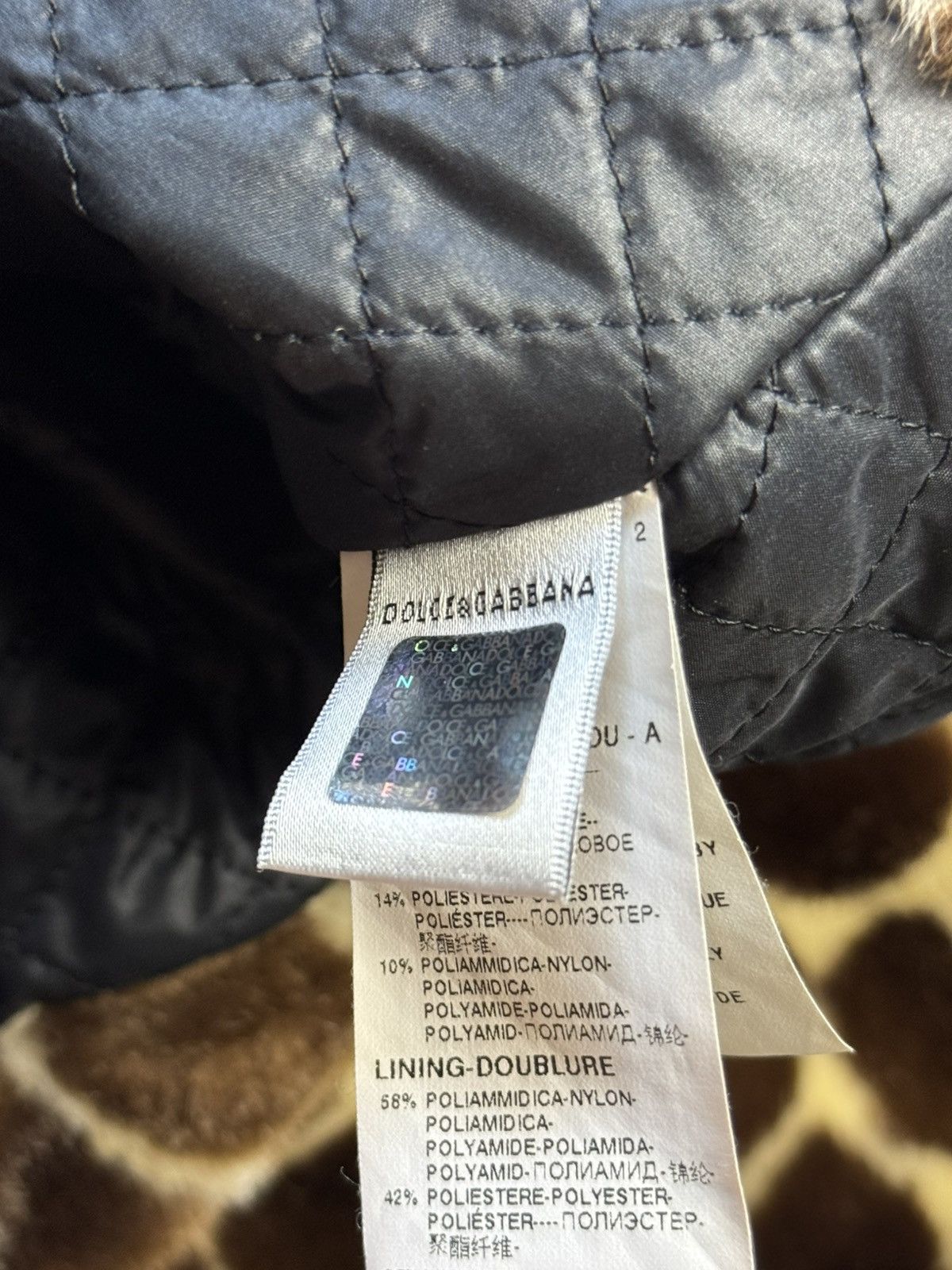 Dolce & Gabbana Dolce&Gabbana Giraffe Fur Coat Jacket Size US M / EU 48-50 / 2 - 9 Thumbnail