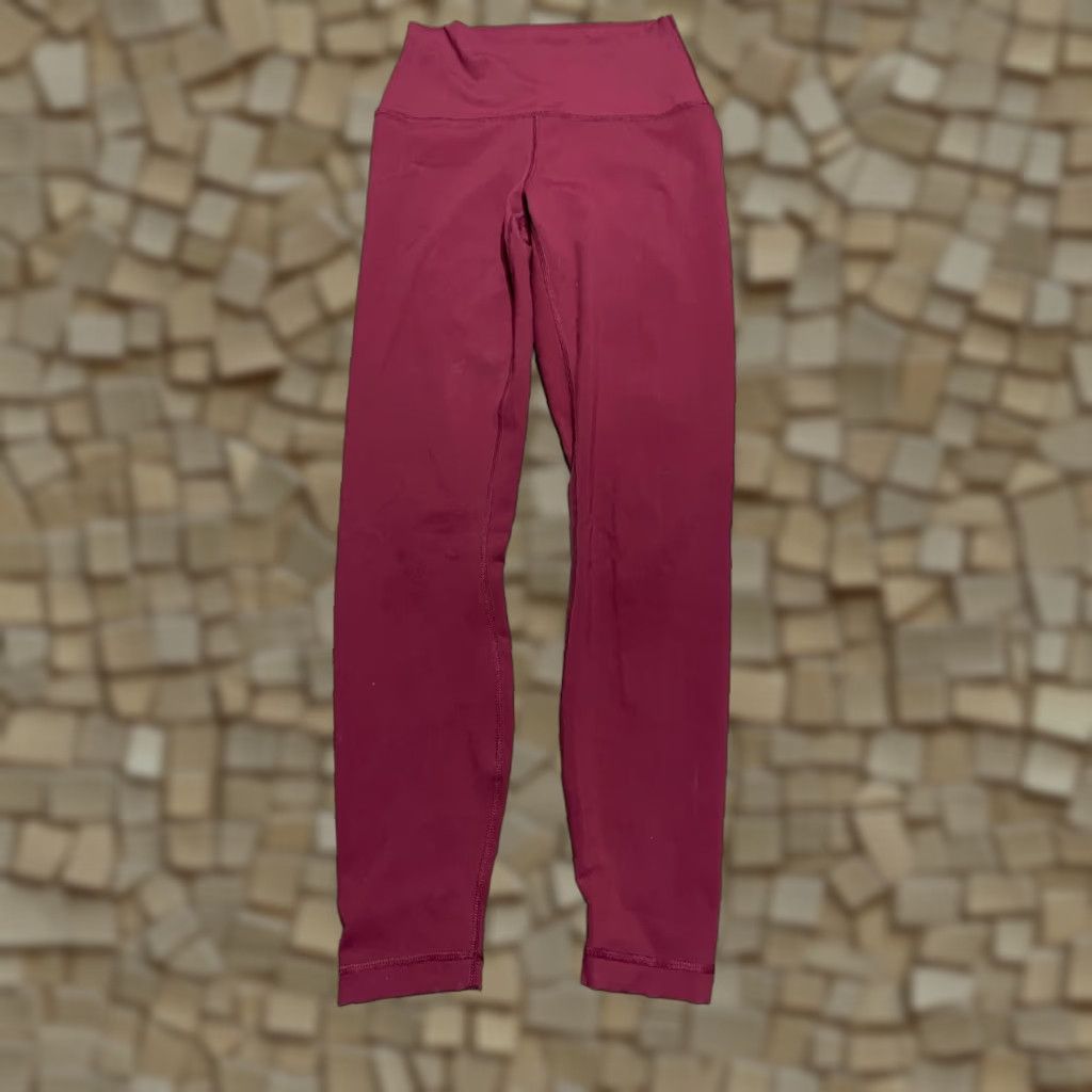 Vintage 90 Degree by Reflex Pants Womens XS Maroon Pull On Leggings Activewear Trousers Skinny Ankle Inseam 24in Casual Fall Spring Summer Red Size 26" / US 2 / IT 38 - 1 Thumbnail