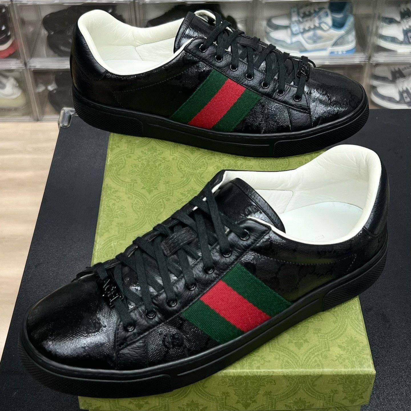 Gucci Gucci Black Shoes Low Top High Top Size US 10 / EU 43 - 1 Thumbnail