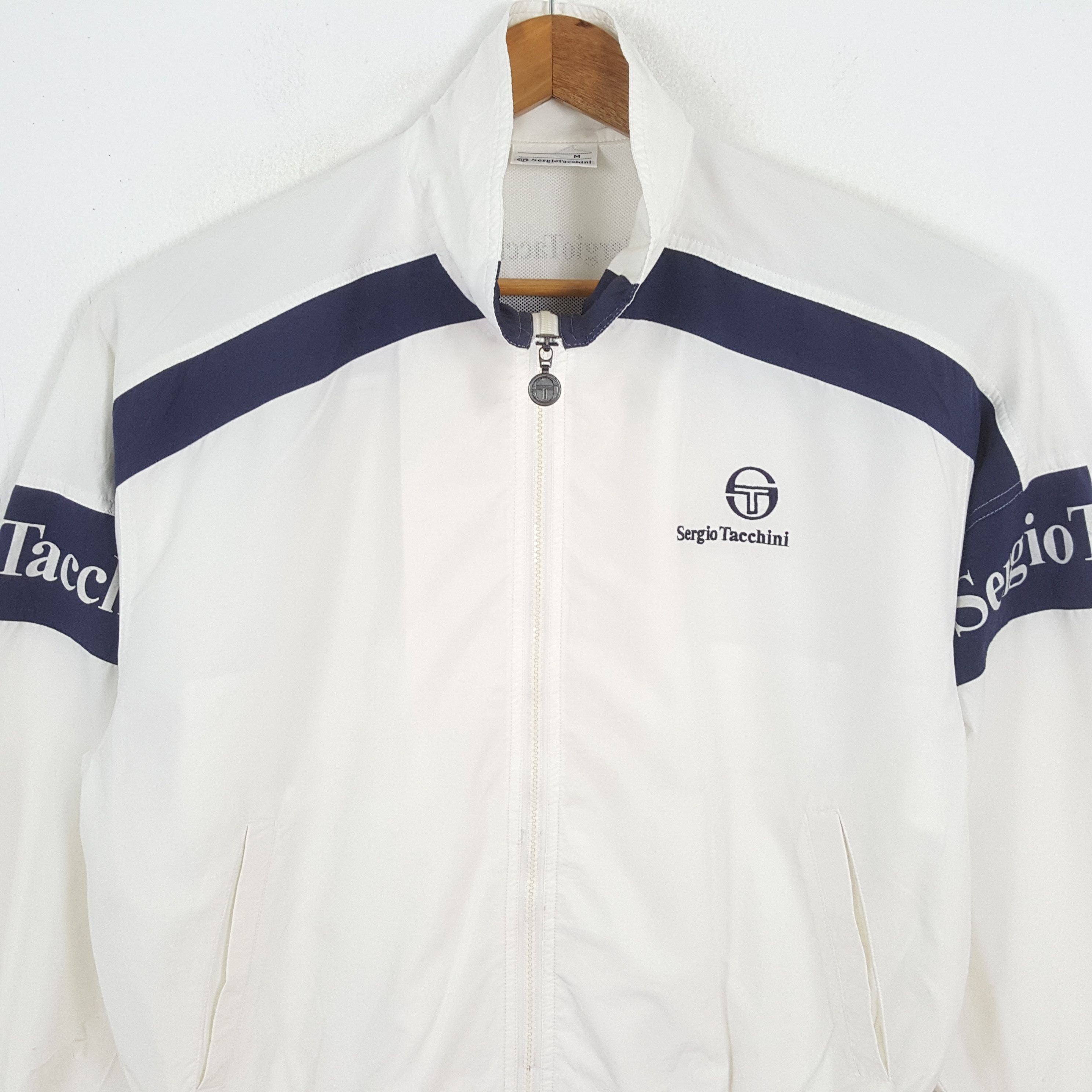 Japanese Brand × Sergio Tacchini × Vintage Vintage SERGIO TACHINI Sportswear Tennis Style Jacket Size US L / EU 52-54 / 3 - 2 Thumbnail