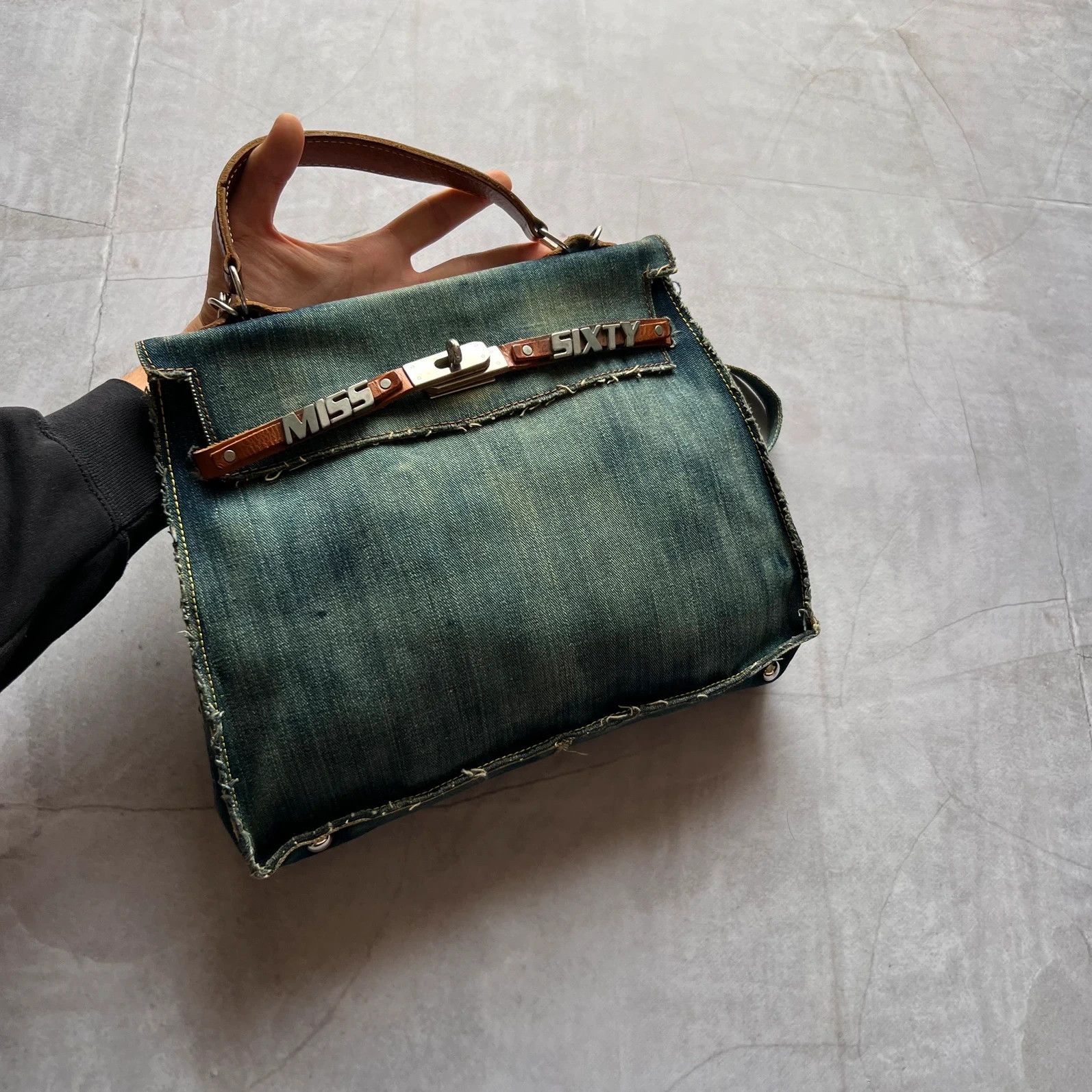 Hysteric Glamour vintage Miss Sixty Shoulder Bag denim Y2K style diesel GGL Size ONE SIZE - 4 Thumbnail