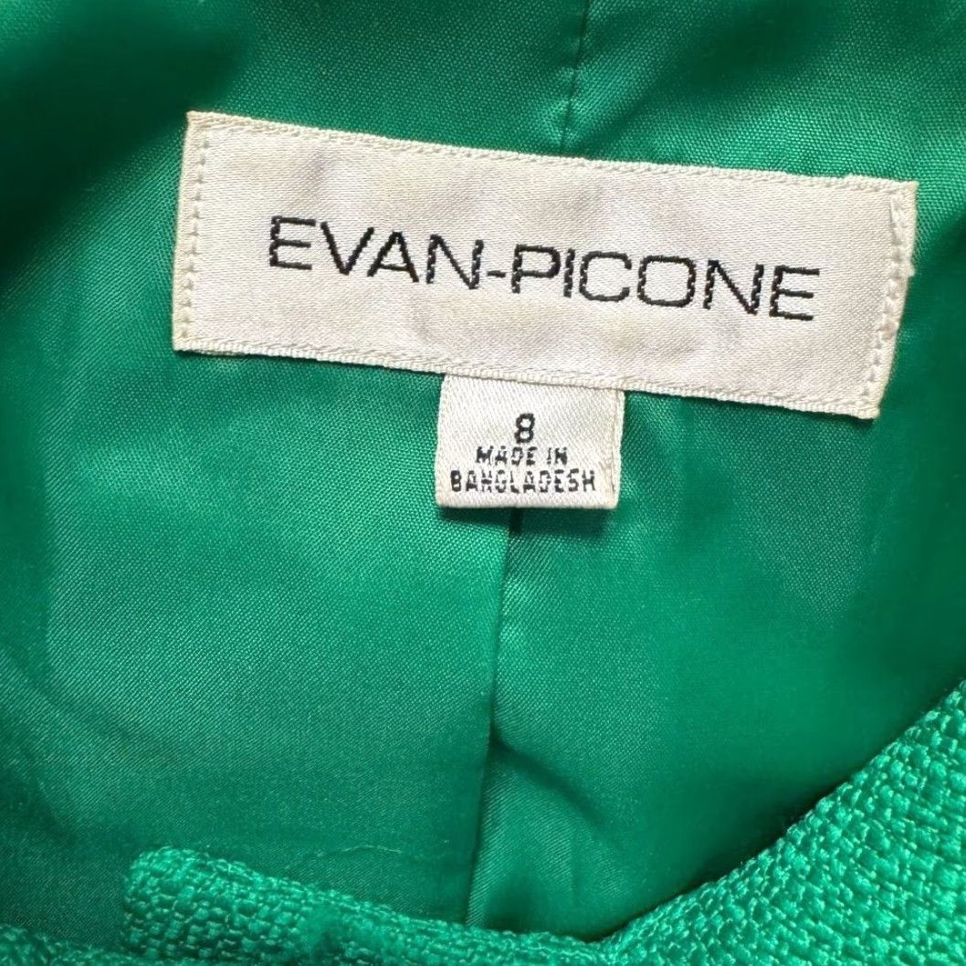 Evan Picone VINTAGE Evan Picone Blazer Womens Size 8 Kelly Green Button Up Career Contrast Button Size M / US 6-8 / IT 42-44 - 4 Thumbnail