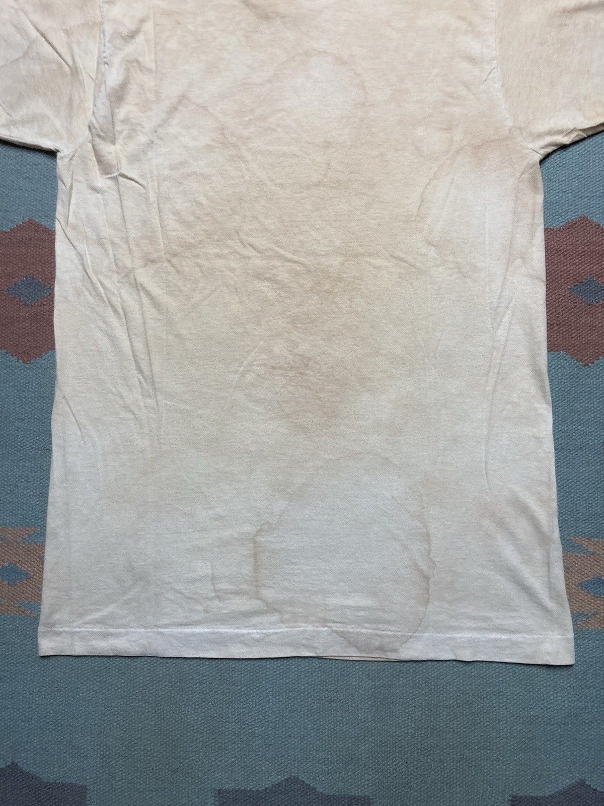 Vintage 80s blank white t shirt BVD grunge soft cotton worn large Size US L / EU 52-54 / 3 - 9 Thumbnail