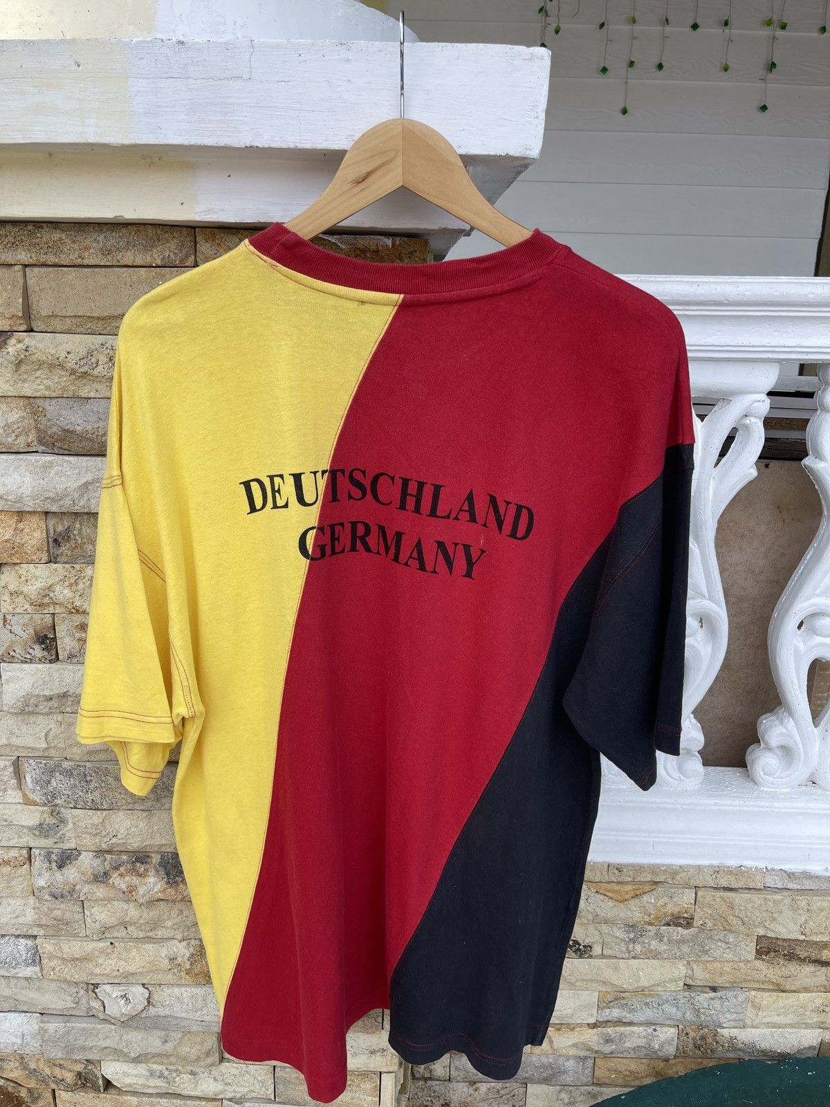 Vintage Last Drop🔥Rare🔥Vintage Deutschland Germany T-Shirt Size US XL / EU 56 / 4 - 2 Thumbnail