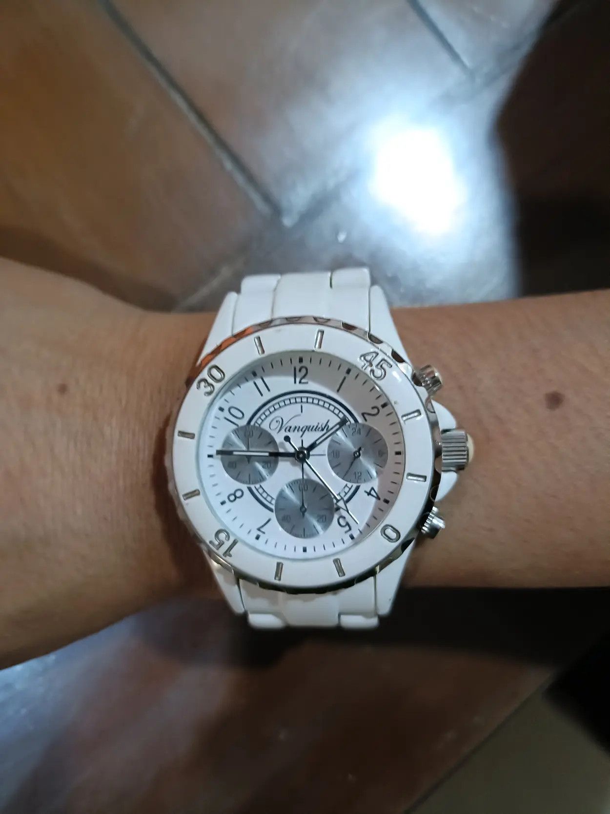 Vanquish Vanquish japan ceramic triple calendar quartz watch Size ONE SIZE - 7 Thumbnail