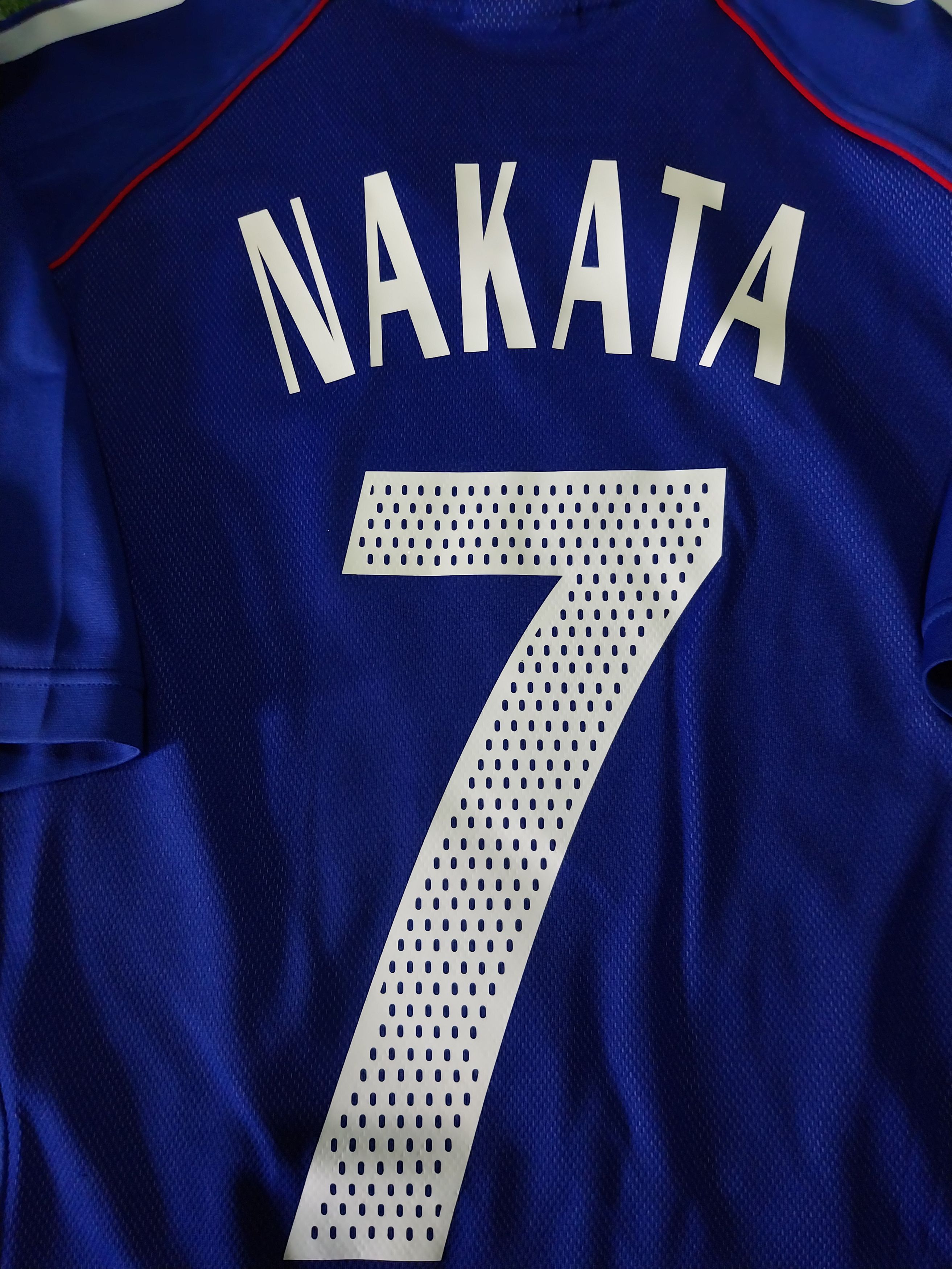 Adidas Japan world cup 2002 nakata jersey football Size US S / EU 44-46 / 1 - 12 Thumbnail