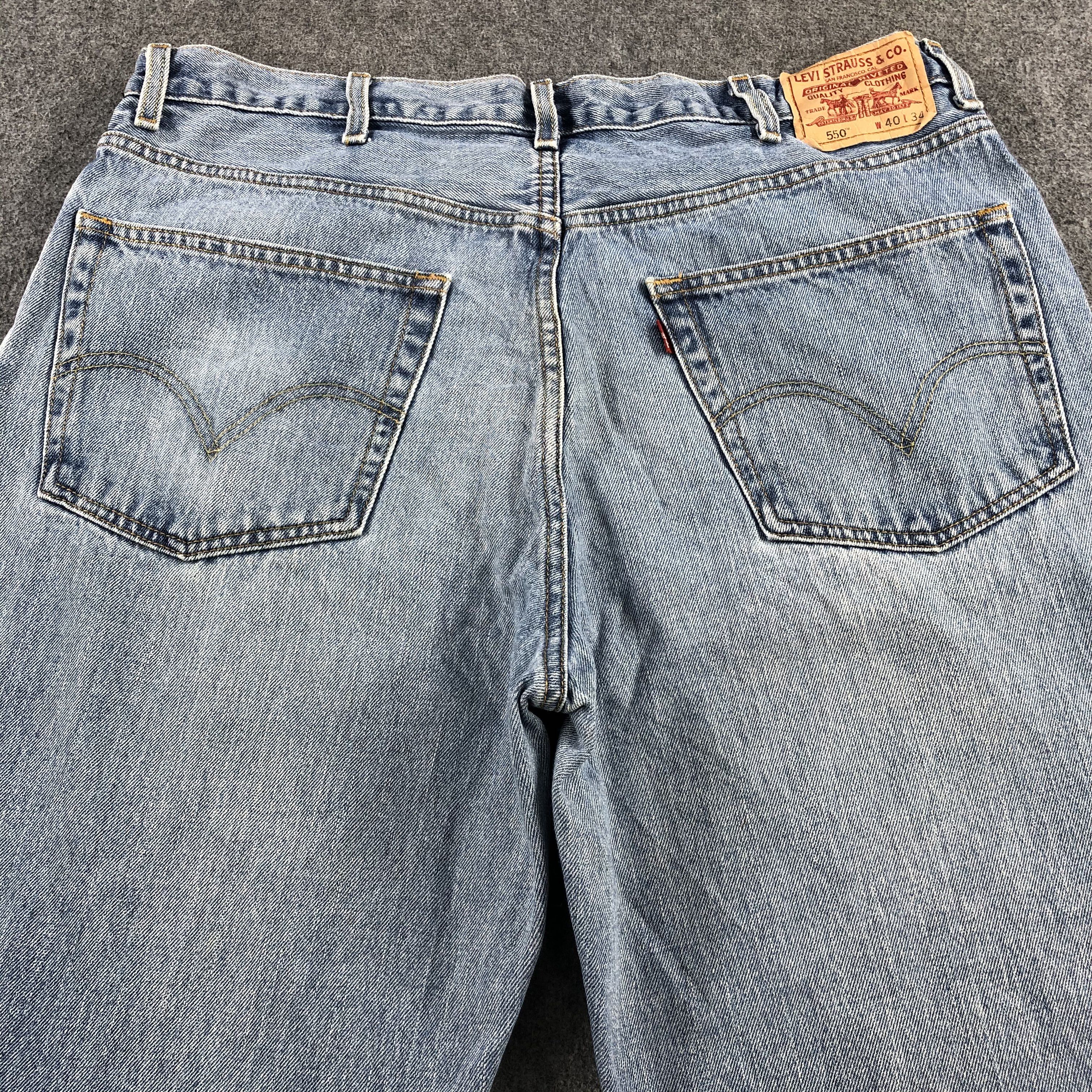 Levi's Vintage Light Wash Levis 550 Jeans-J2186 Size US 38 / EU 54 - 4 Thumbnail