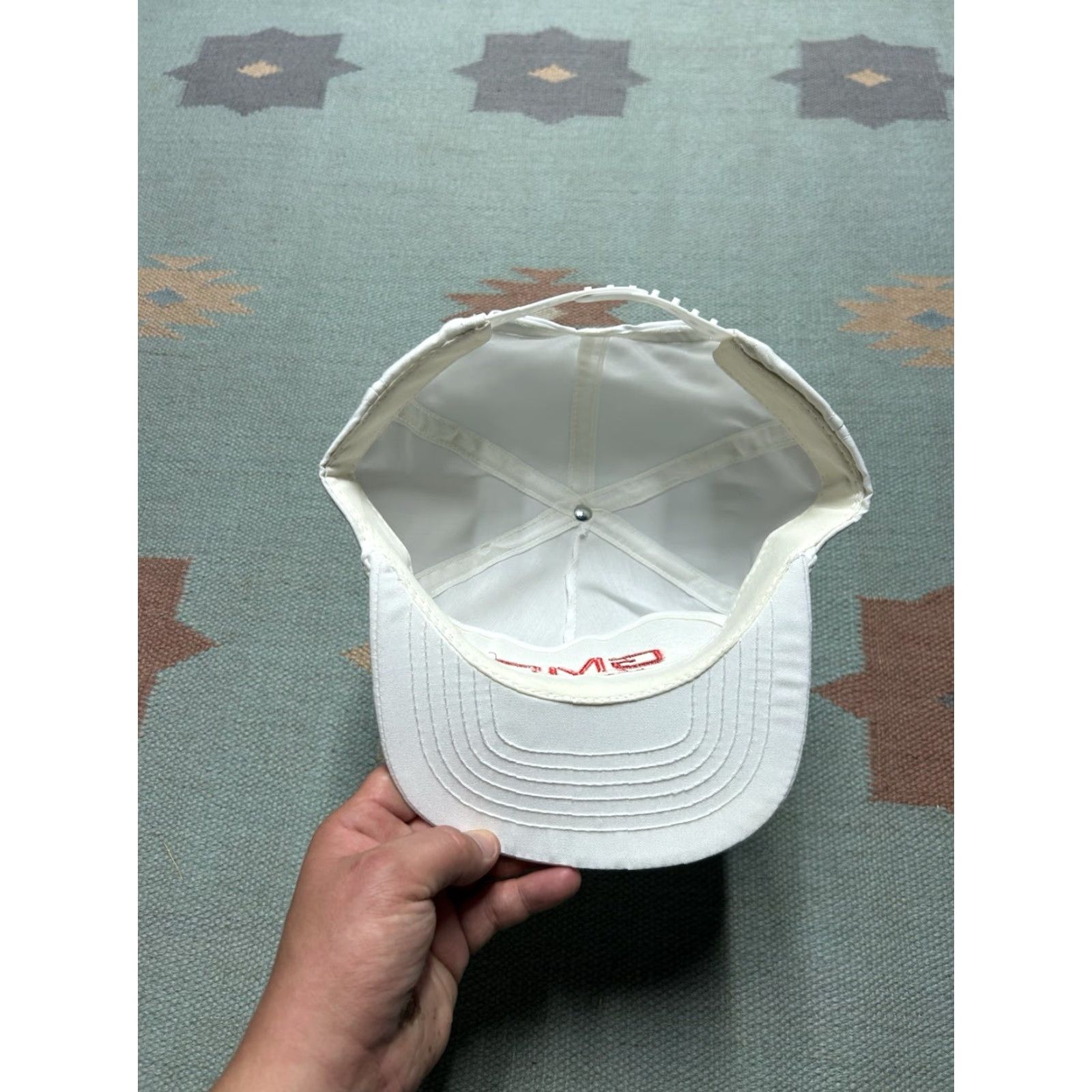 Vintage VINTAGE 80s SnapBack Chevy hat cap White USA made Men Adjustable Swingster embroidered truck USA Size ONE SIZE - 5 Thumbnail