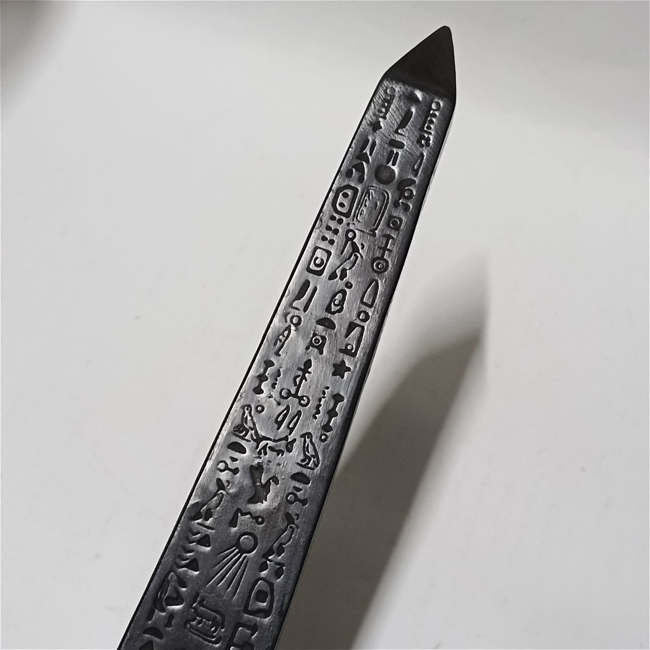 Other Egyptian obelisk with hieroglyphs—pharaonic decor Size ONE SIZE - 3 Thumbnail