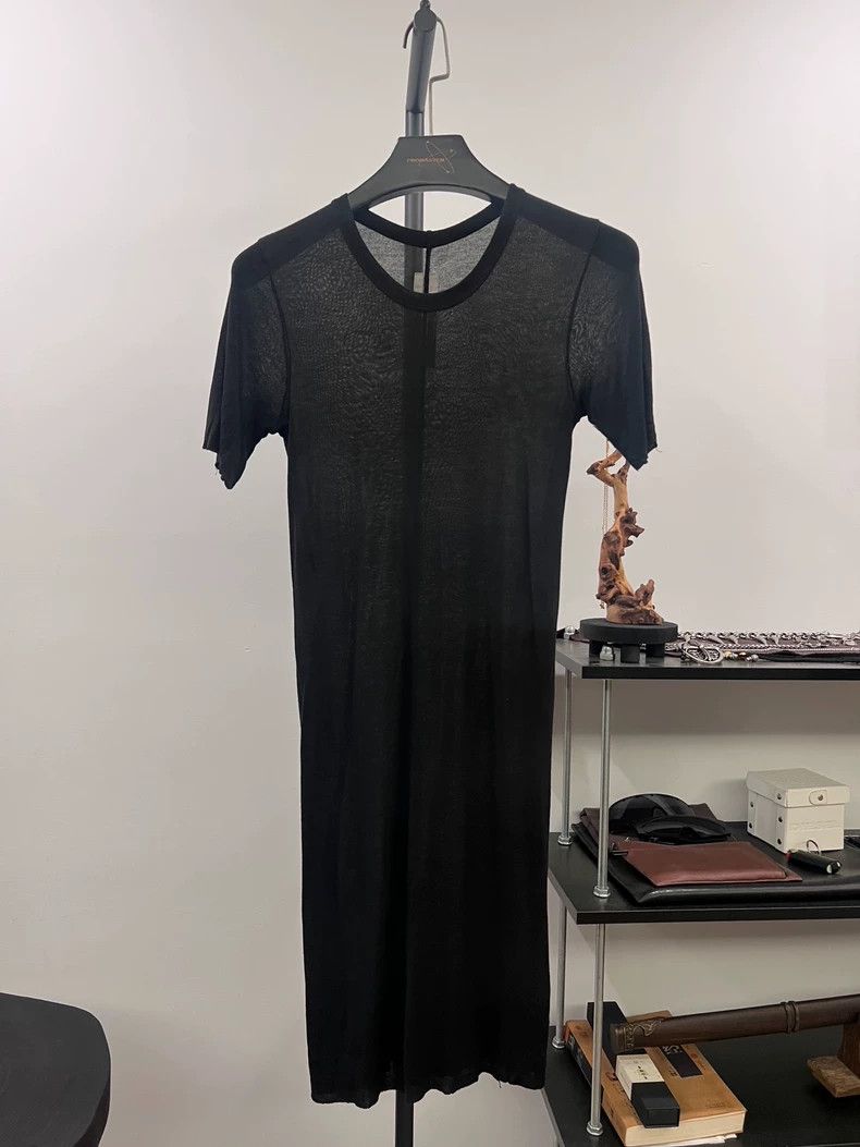 Rick Owens Semi-Transparent Cashmere Underwear Short Sleev