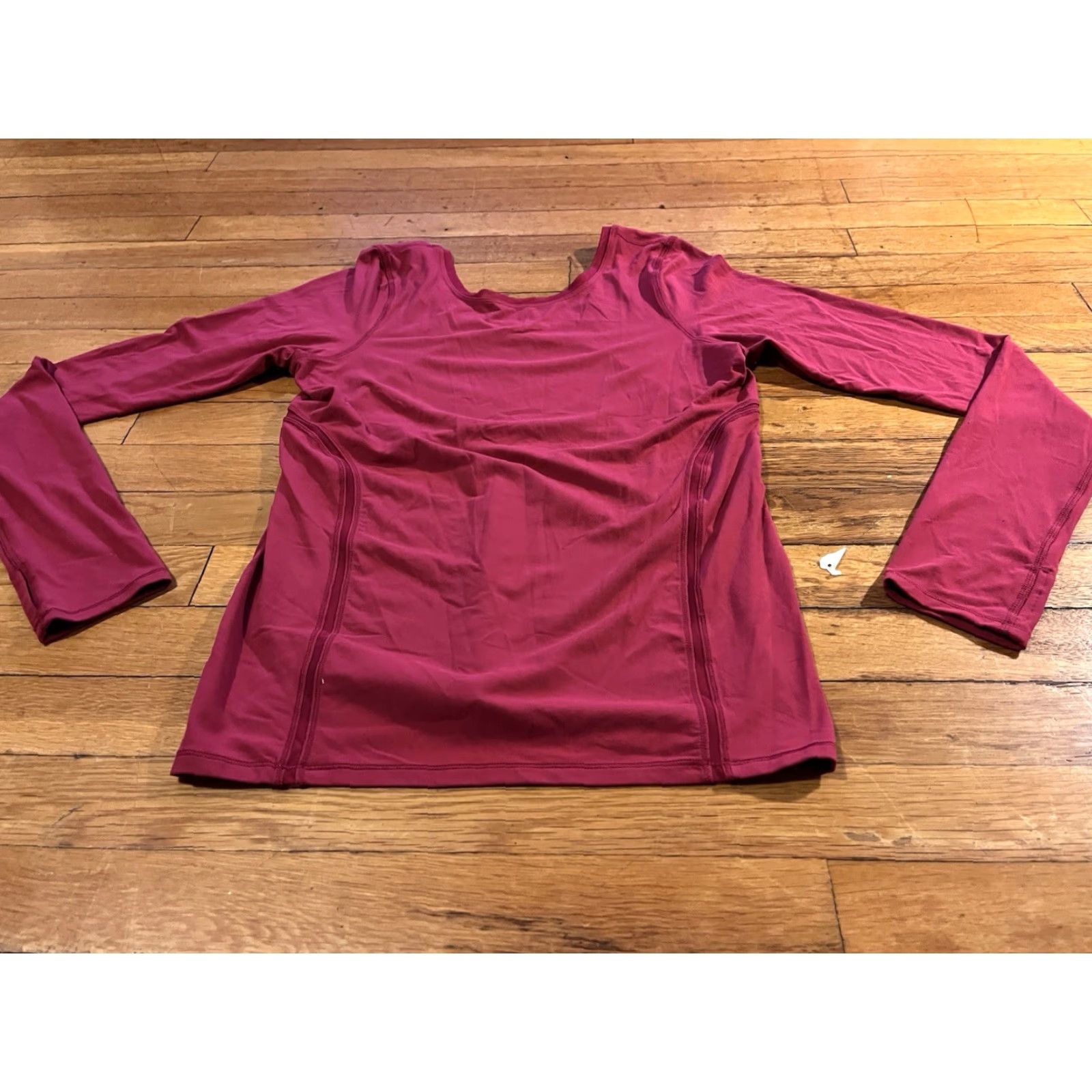 Lululemon Lululemon Align And Define Long Sleeve Tee Shirt Women’s 8 Berry Rumble Size M / US 6-8 / IT 42-44 - 2 Thumbnail